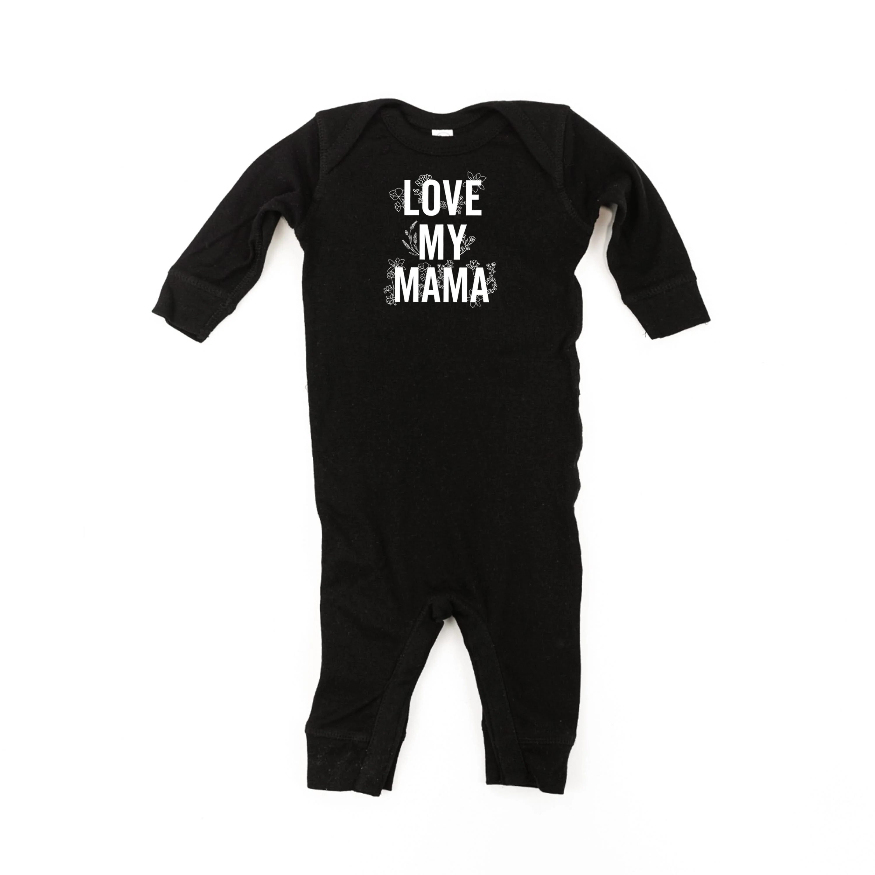 Love My Mama - Floral - Baby Sleeper - Image 3