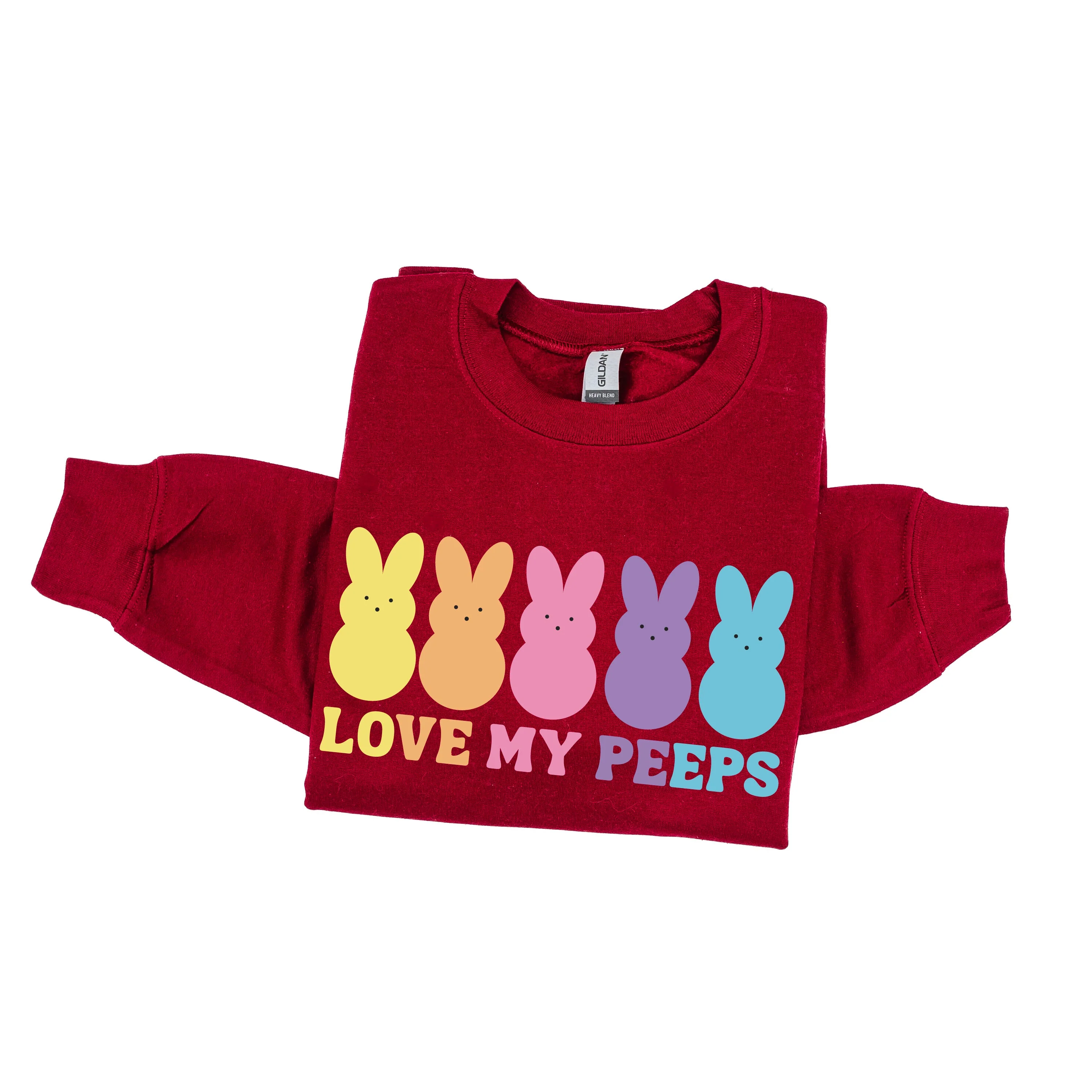 Love My Peeps - Neon - Basic Fleece - Image 2