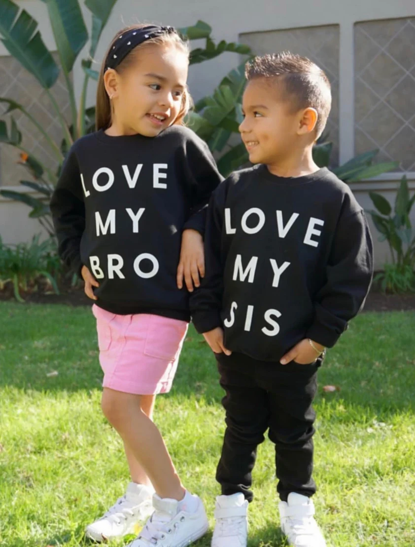 Love My Sis - Child Sweater - Image 11
