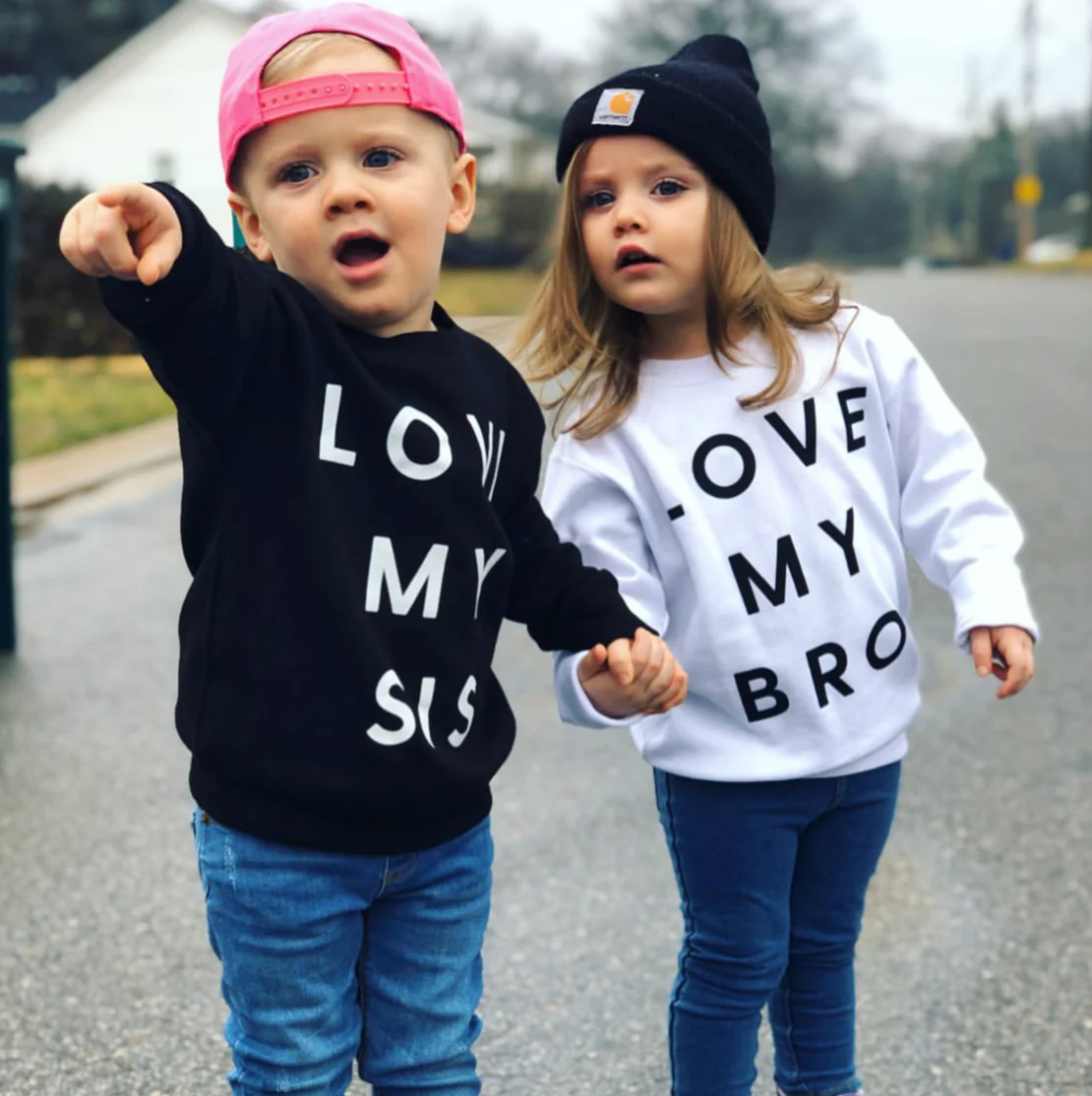 Love My Sis - Child Sweater - Image 14