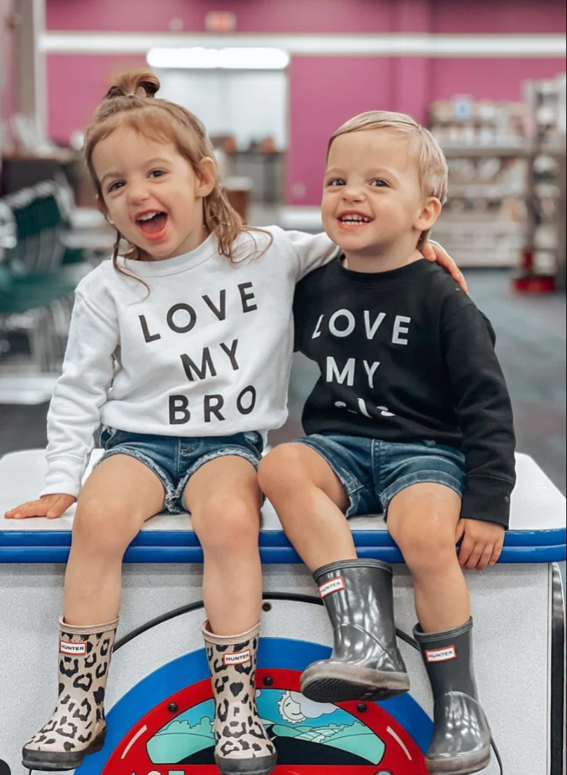 Love My Sis - Child Sweater - Image 17