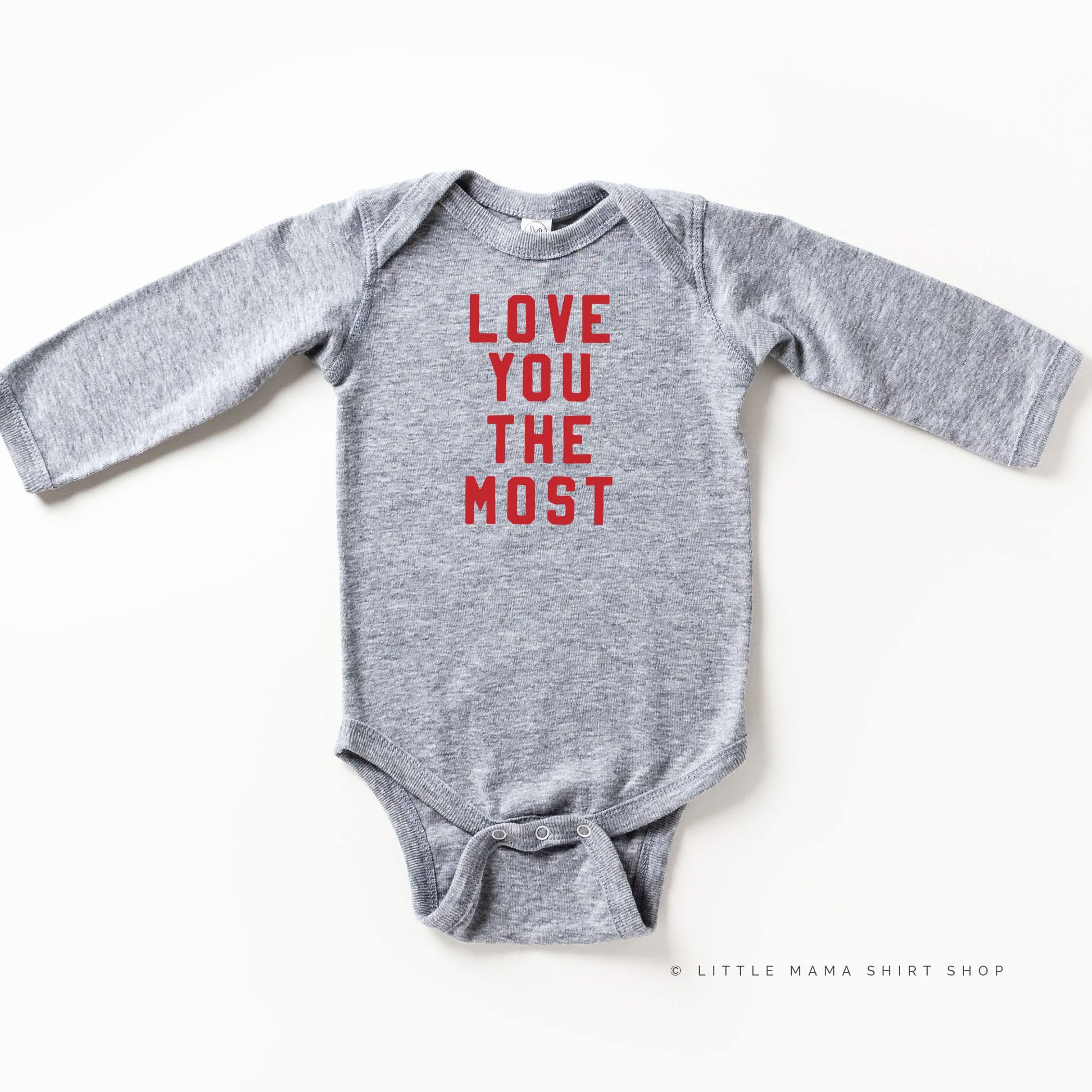 Love You The Most - Child Long Sleeve Tee - Image 3