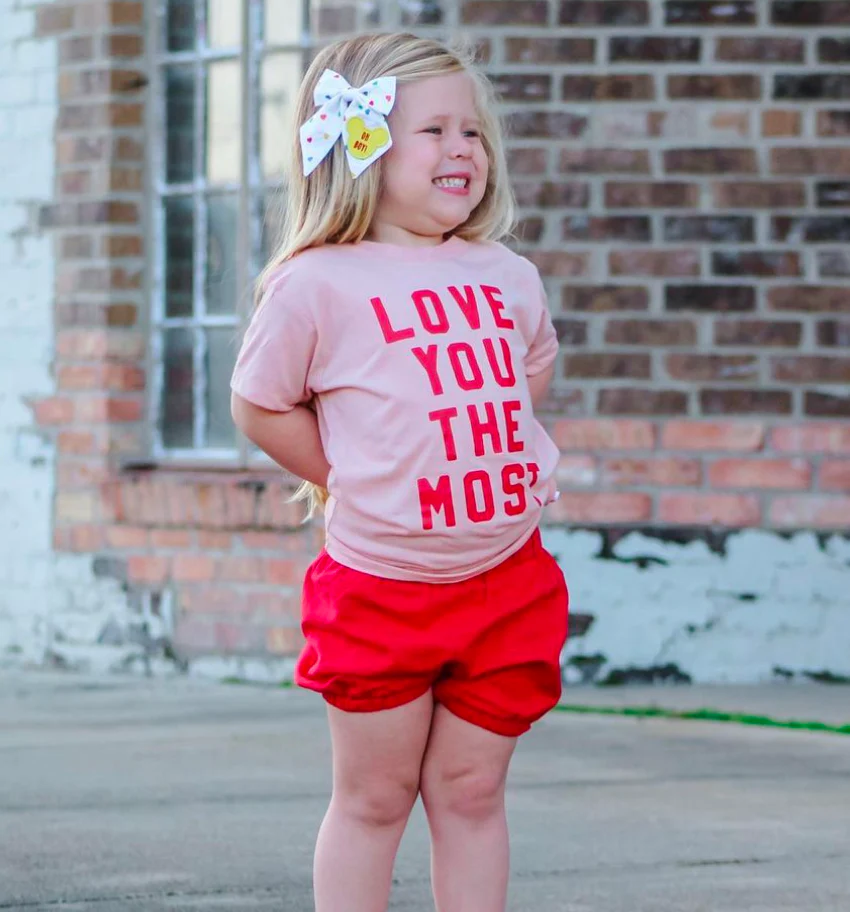 Love You The Most - Child Tee - Image 4