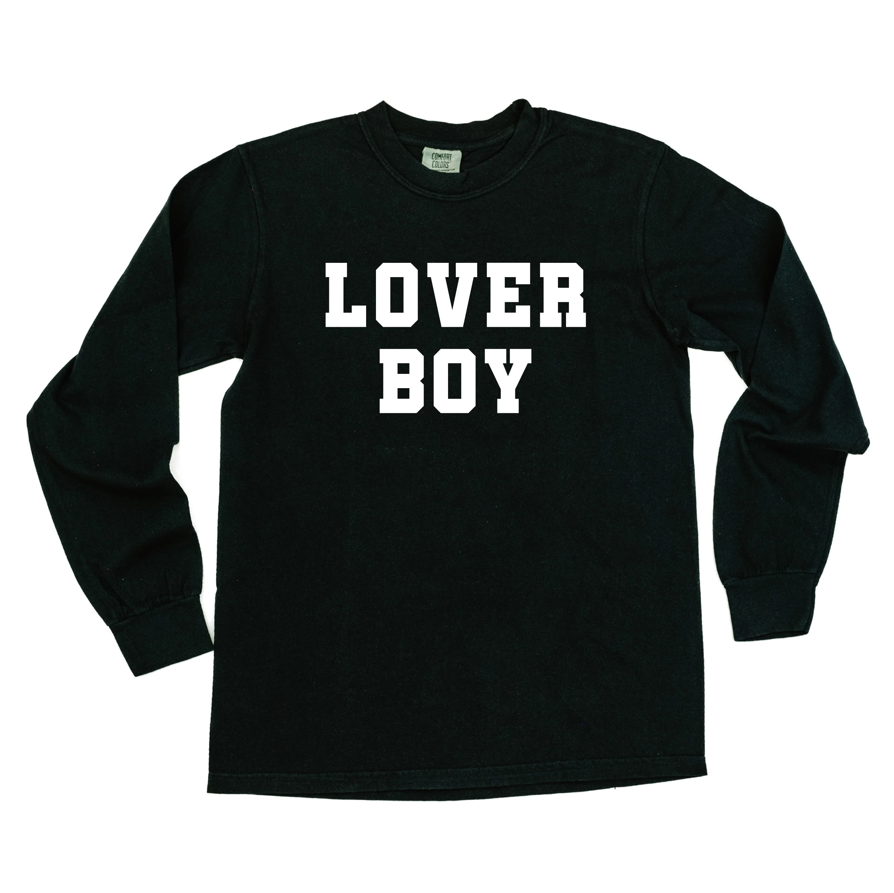 Lover Boy - Long Sleeve Comfort Colors Tee - Image 3