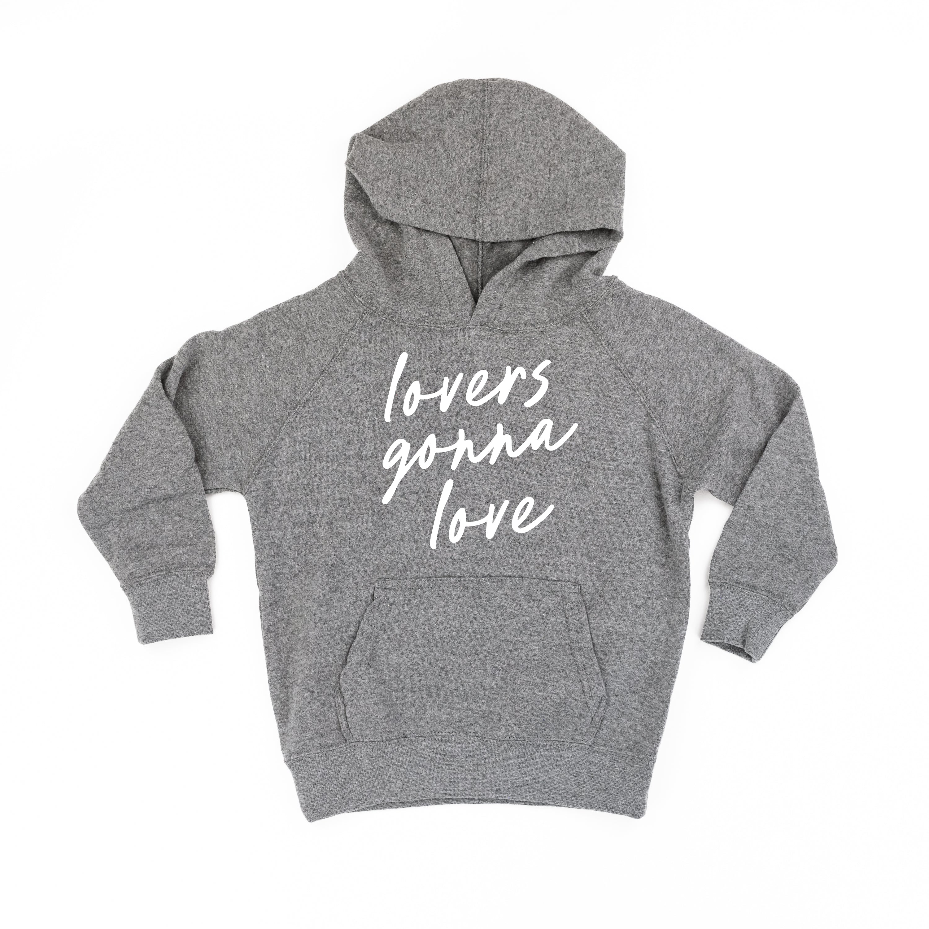 Lovers Gonna Love - Cursive - Child Hoodie - Image 2