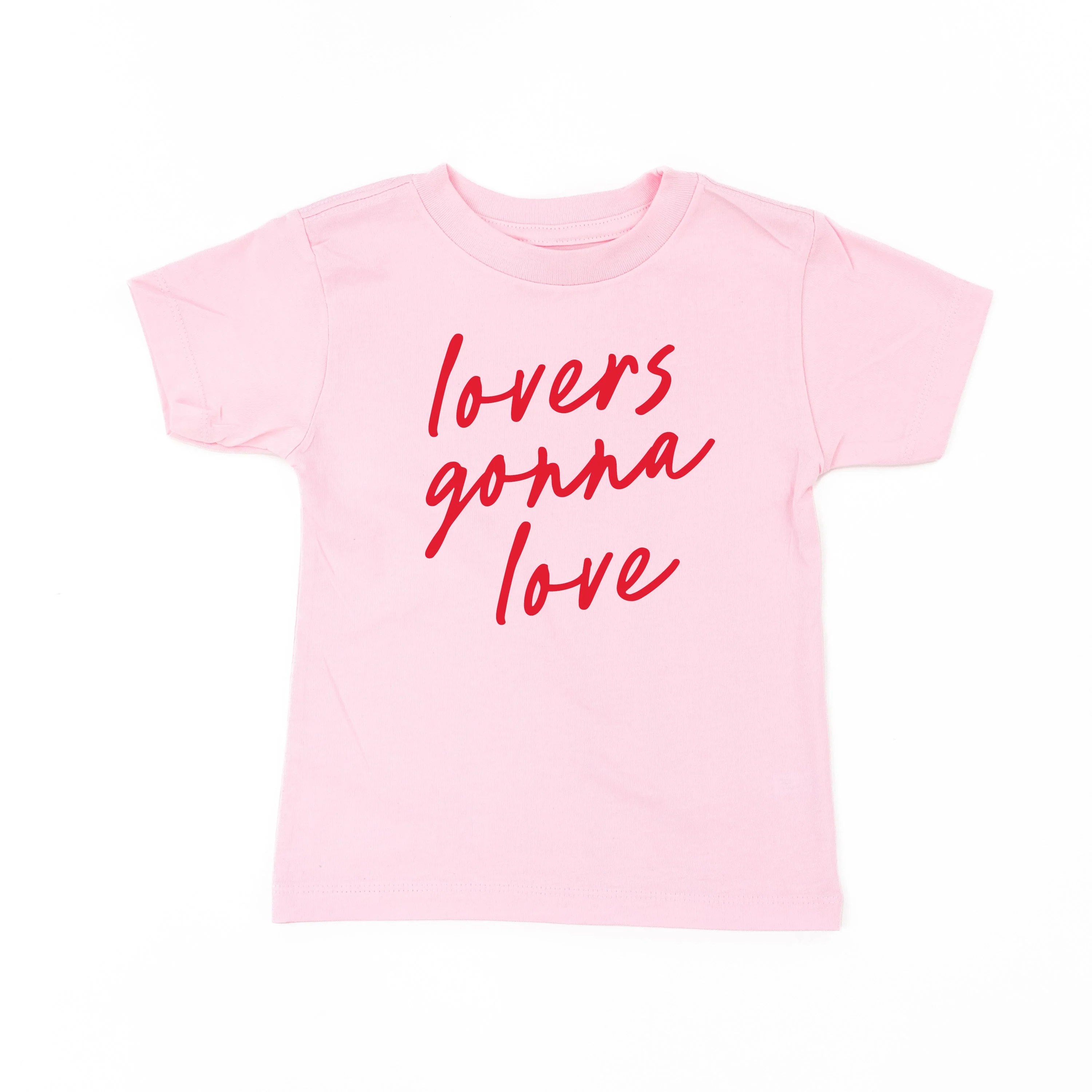 Lovers Gonna Love - Cursive - Child Tee - Image 6