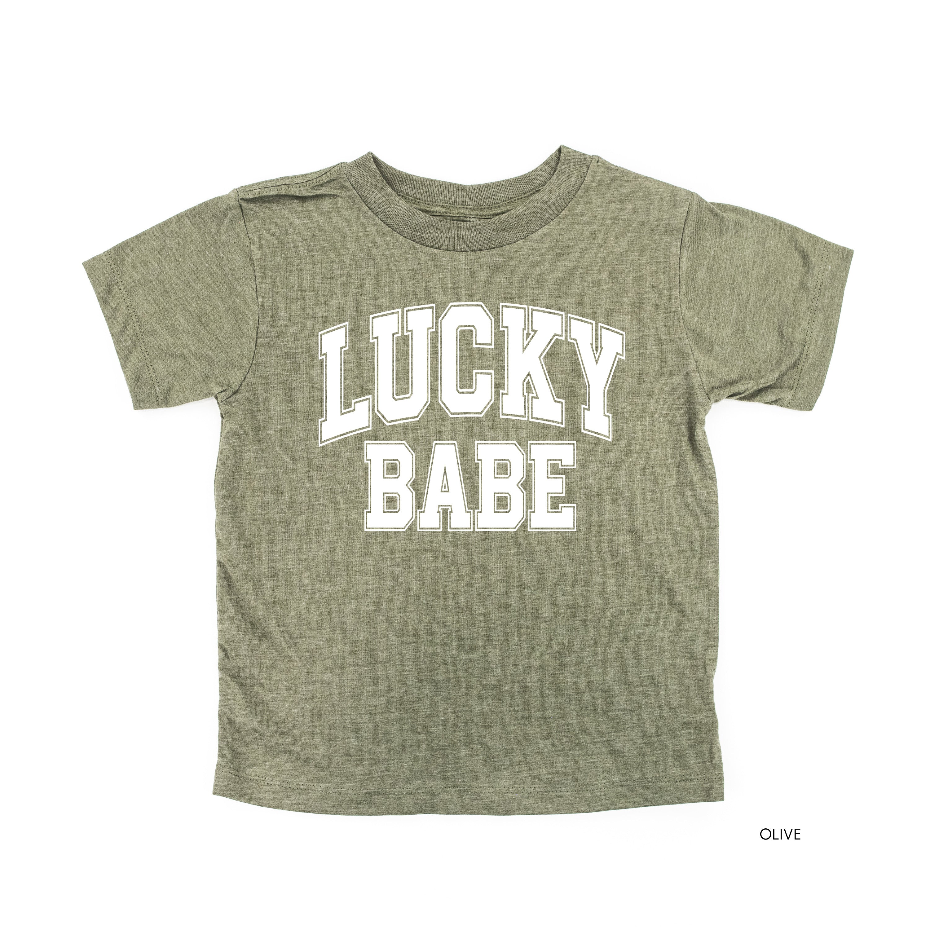 Lucky Babe - Varsity Outline - Child Tee - Image 6