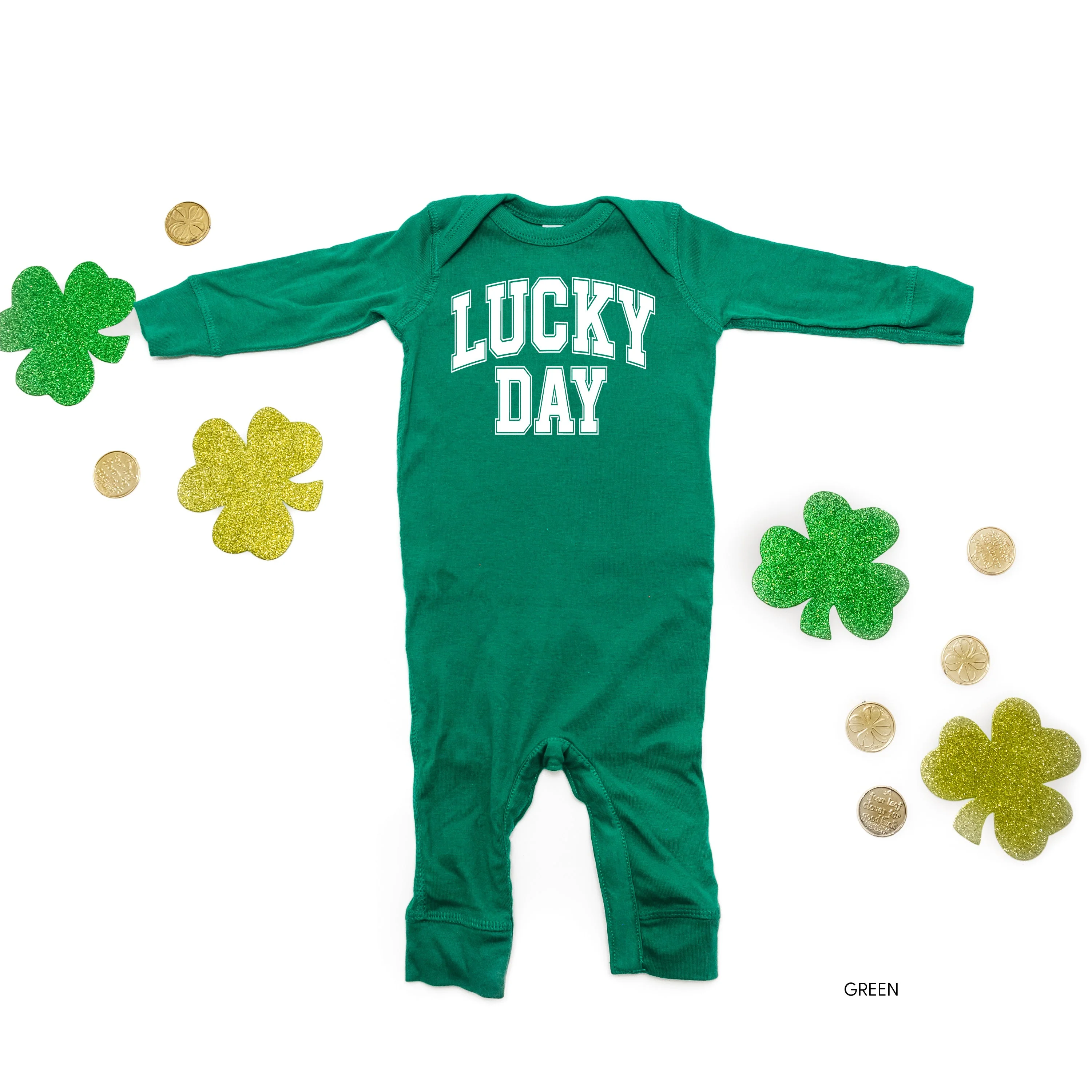 Lucky Day - Varsity Outline - Baby Sleeper - Image 3