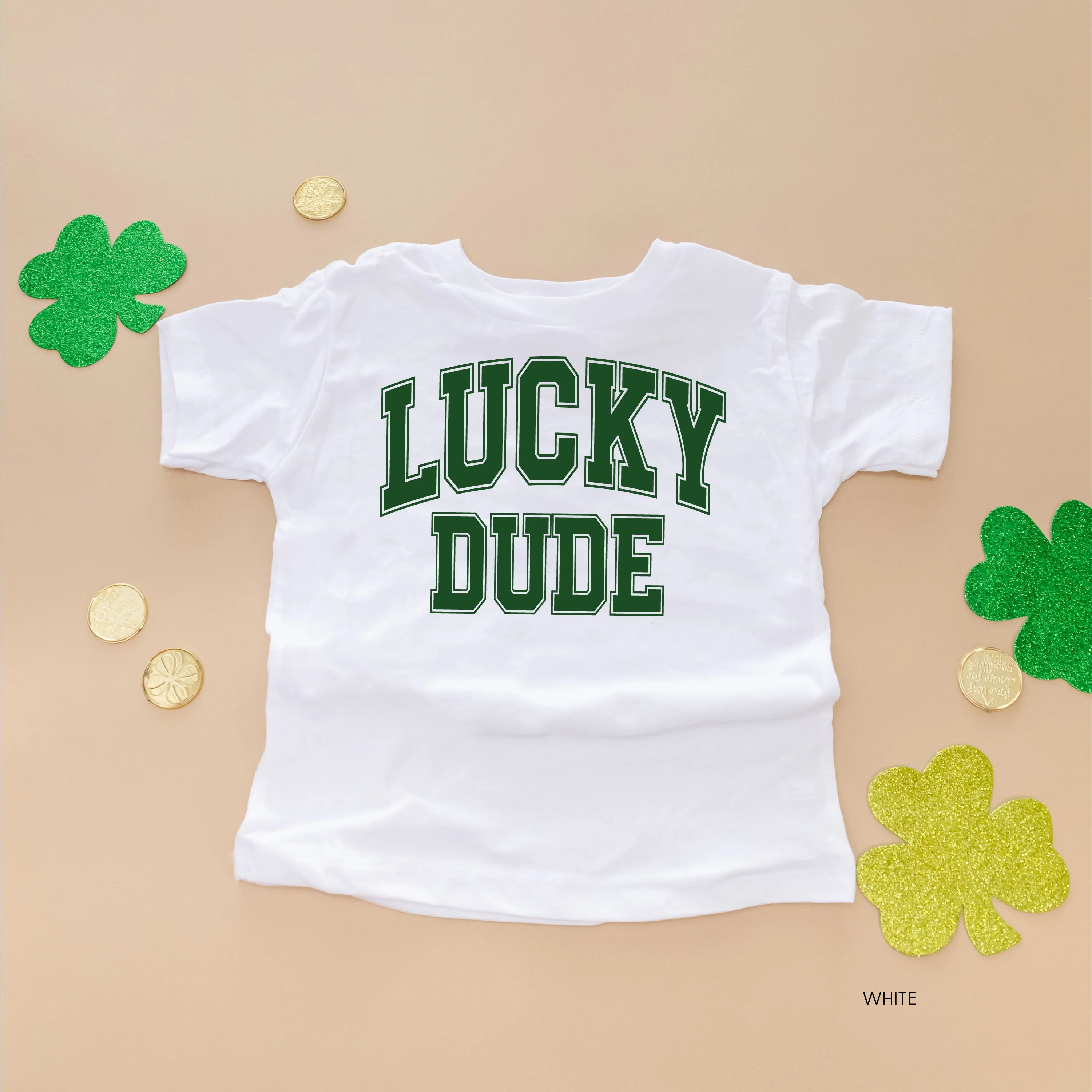 Lucky Dude - Varsity Outline - Infant Bodysuit/Tee - Image 6