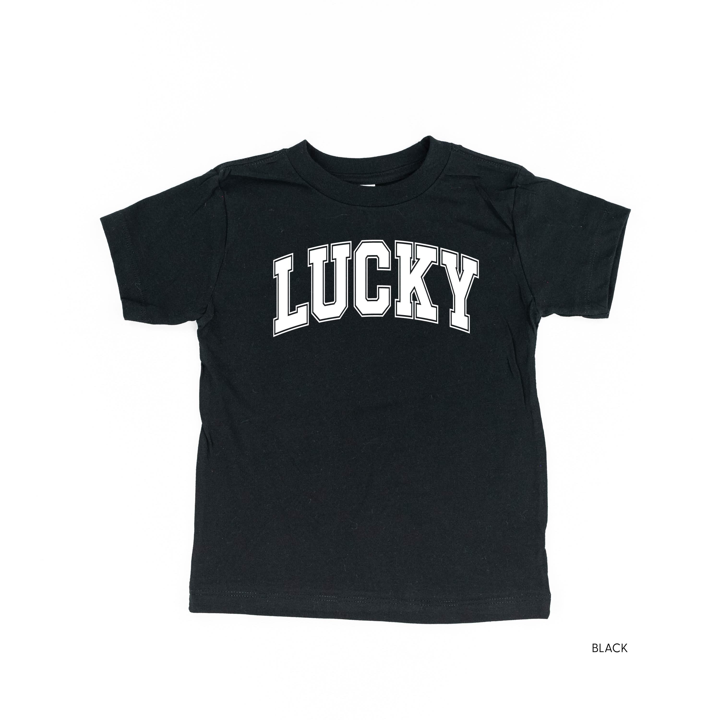 Lucky - Varsity Outline - Child Tee - Image 5