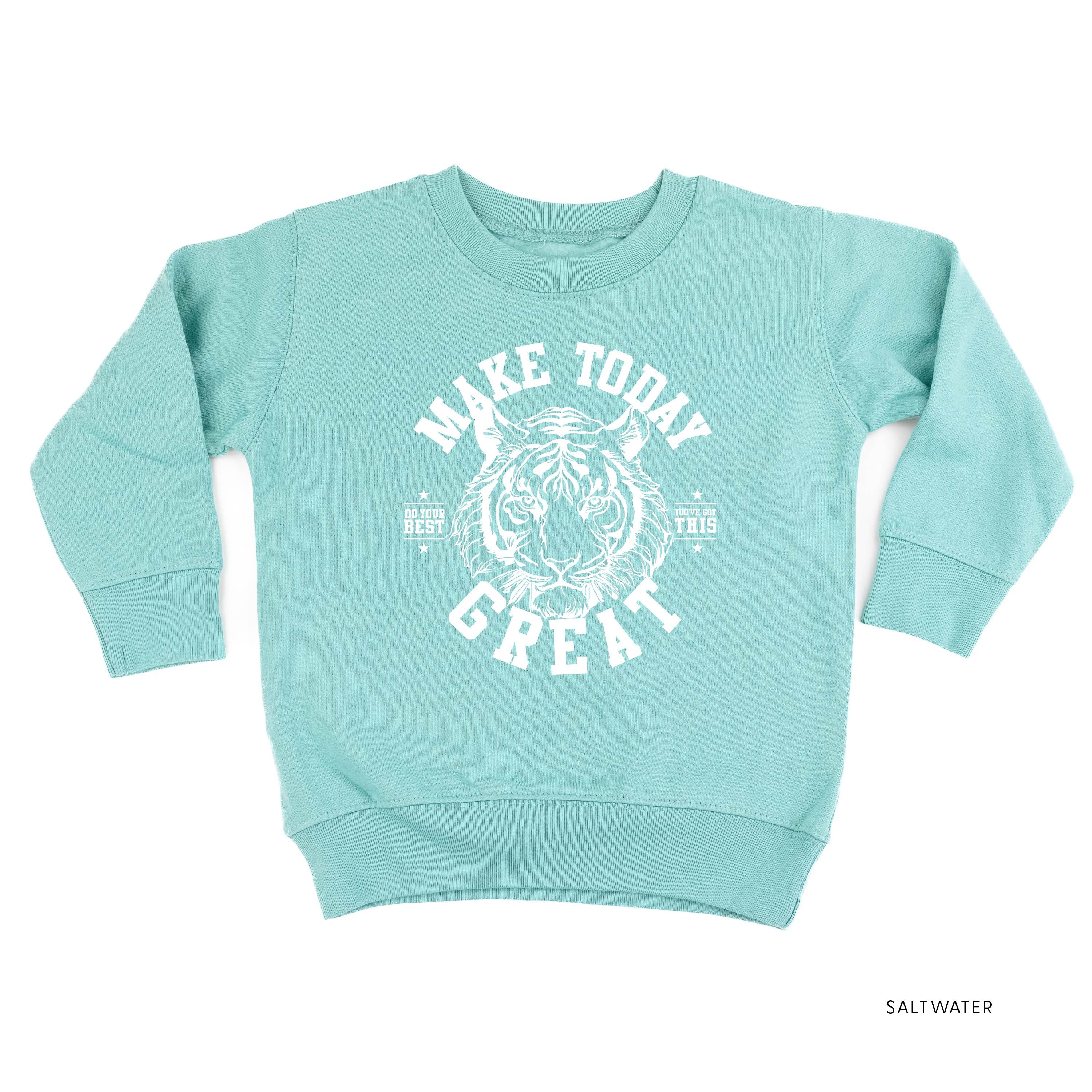 Make Today Great - Tiger - Child Sweater - Image 9