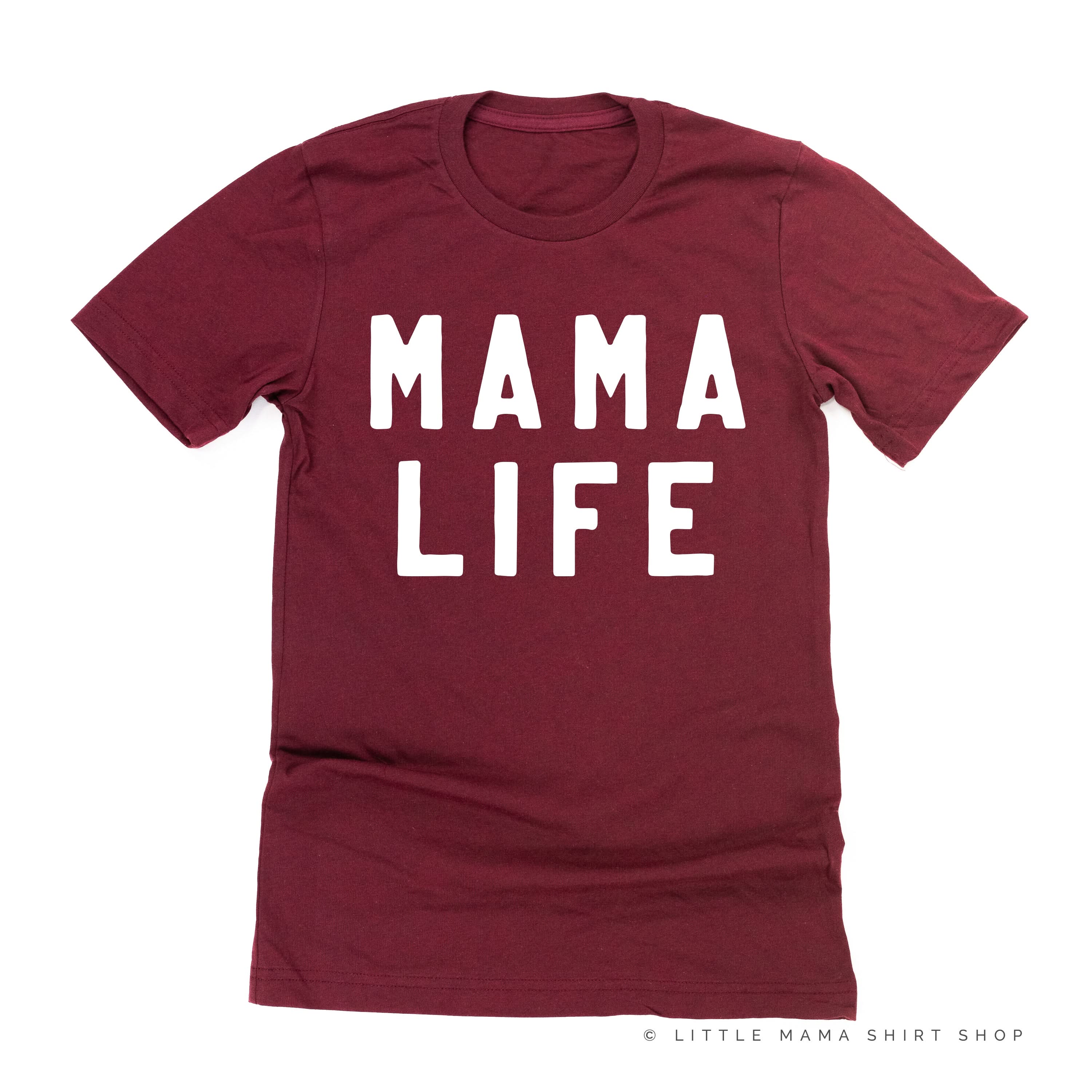 MAMA LIFE - (Block Font) - Unisex Tee - Image 2