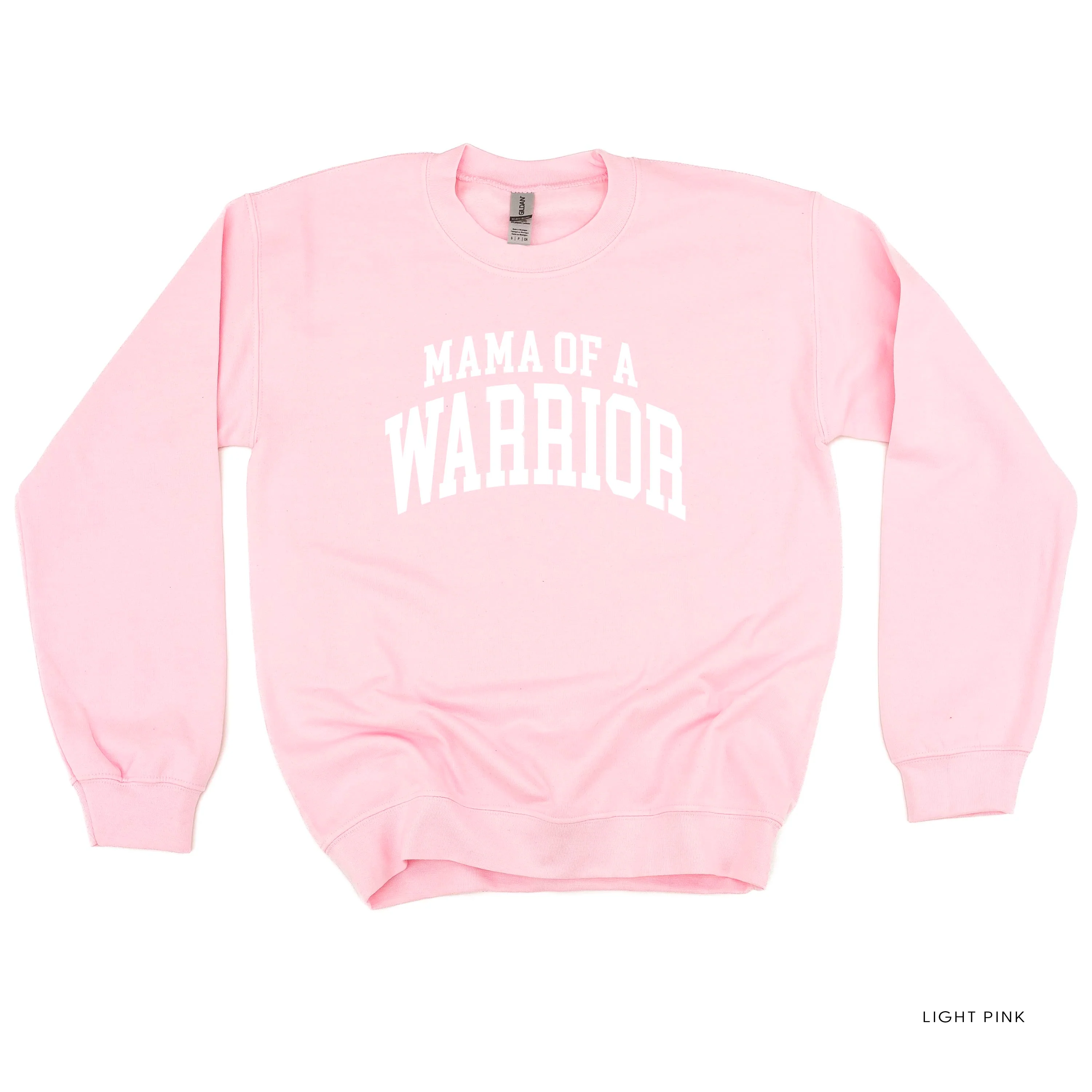 Mama of a Warrior - Varsity - BASIC FLEECE CREWNECK