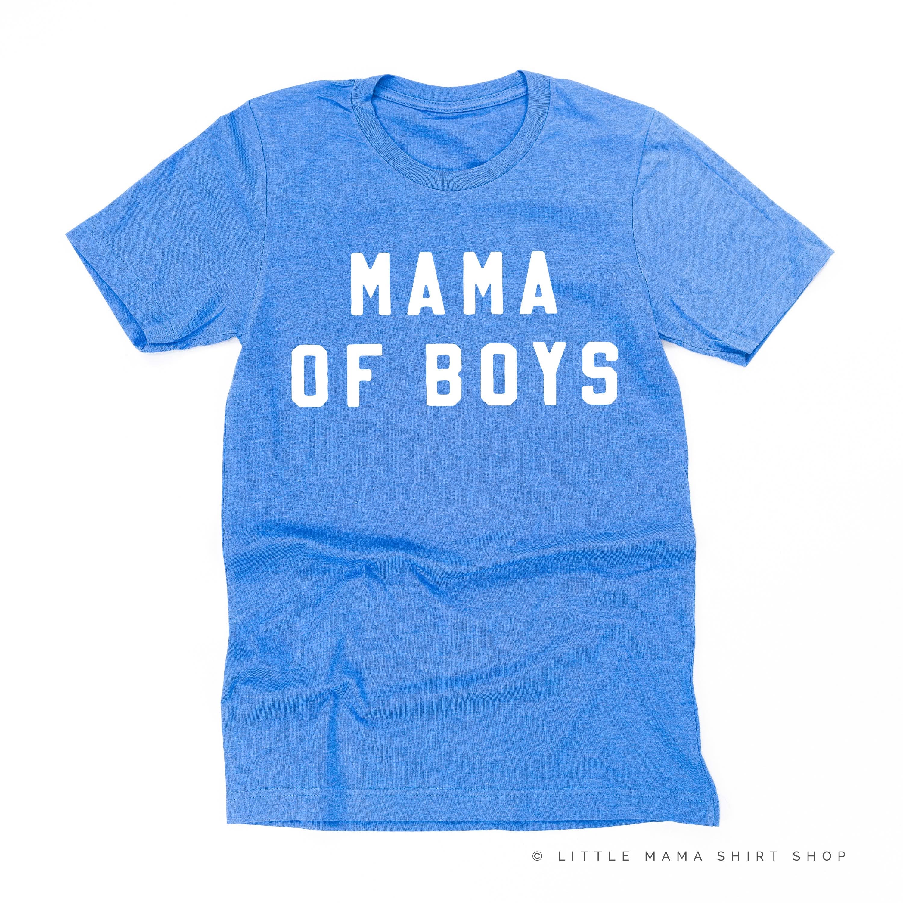 MAMA OF BOYS - (Block Font) - Unisex Tee - Image 3