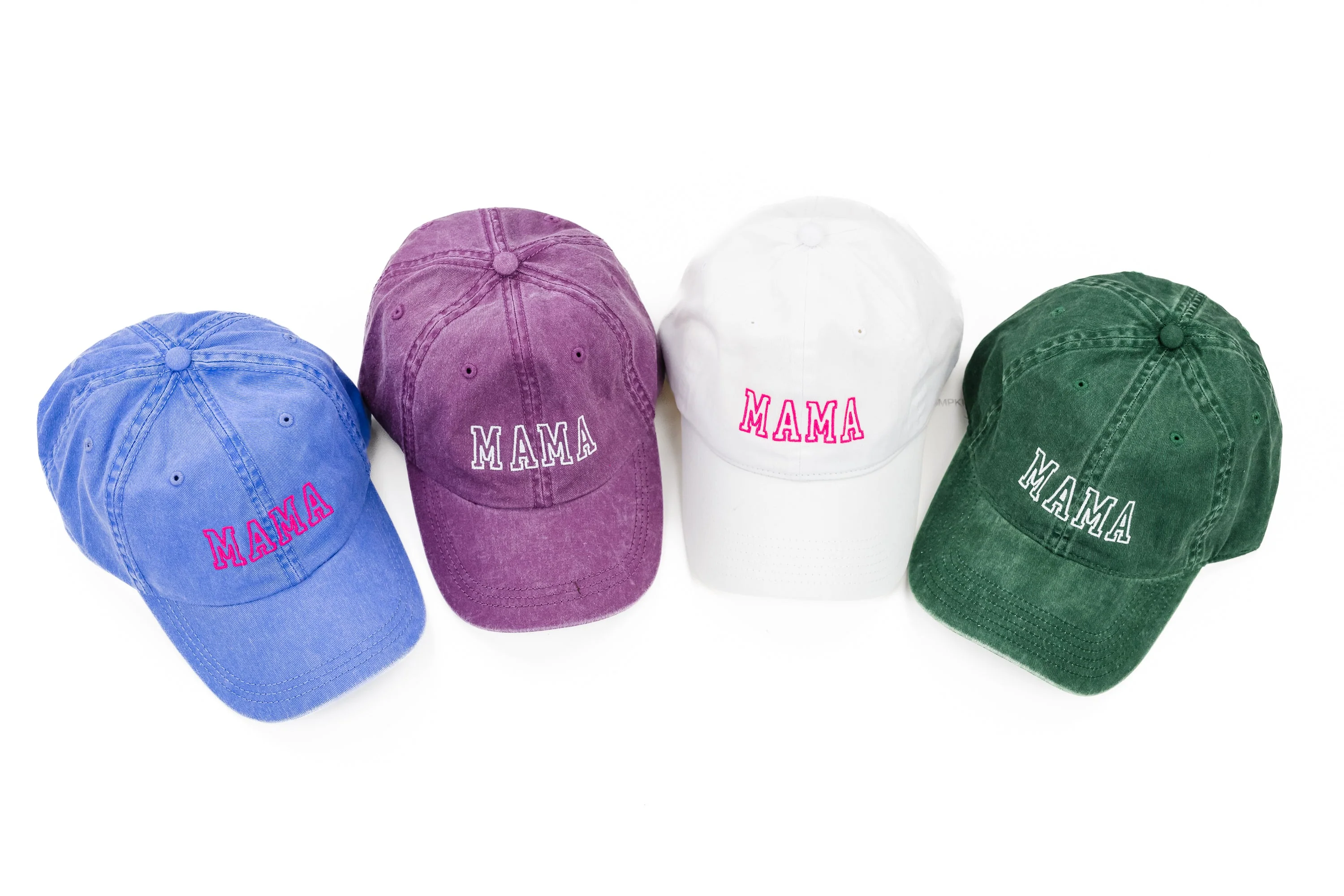 MAMA (Varsity Outline) - Adult Baseball Cap - Image 2