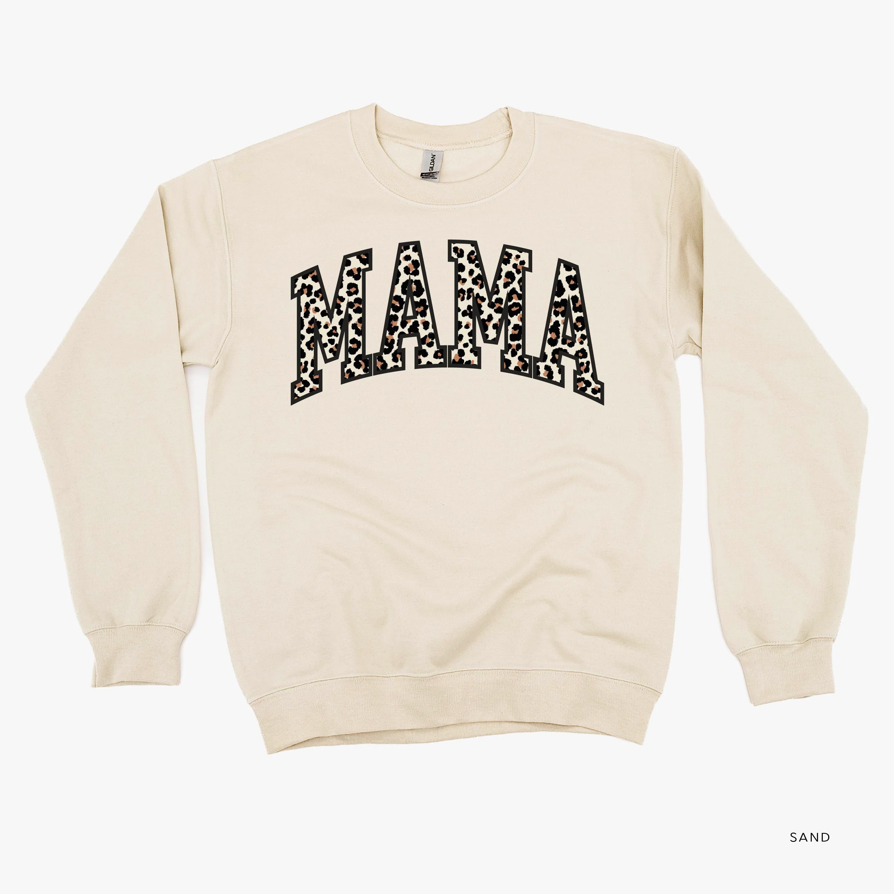 Mama (Varsity Leopard) - Basic Fleece - Image 2