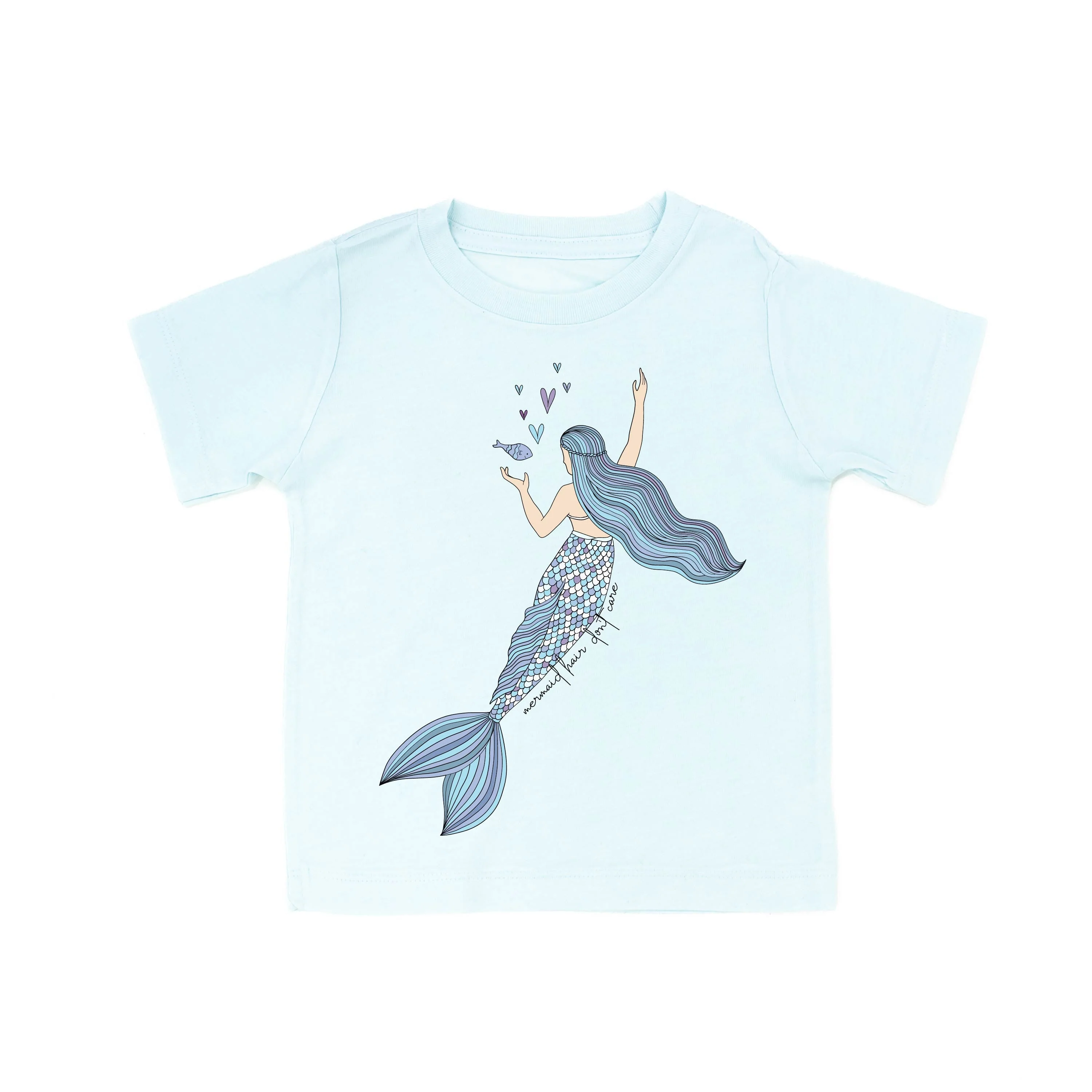 Mermaid Hair Don't Care - Child Tee - Image 4
