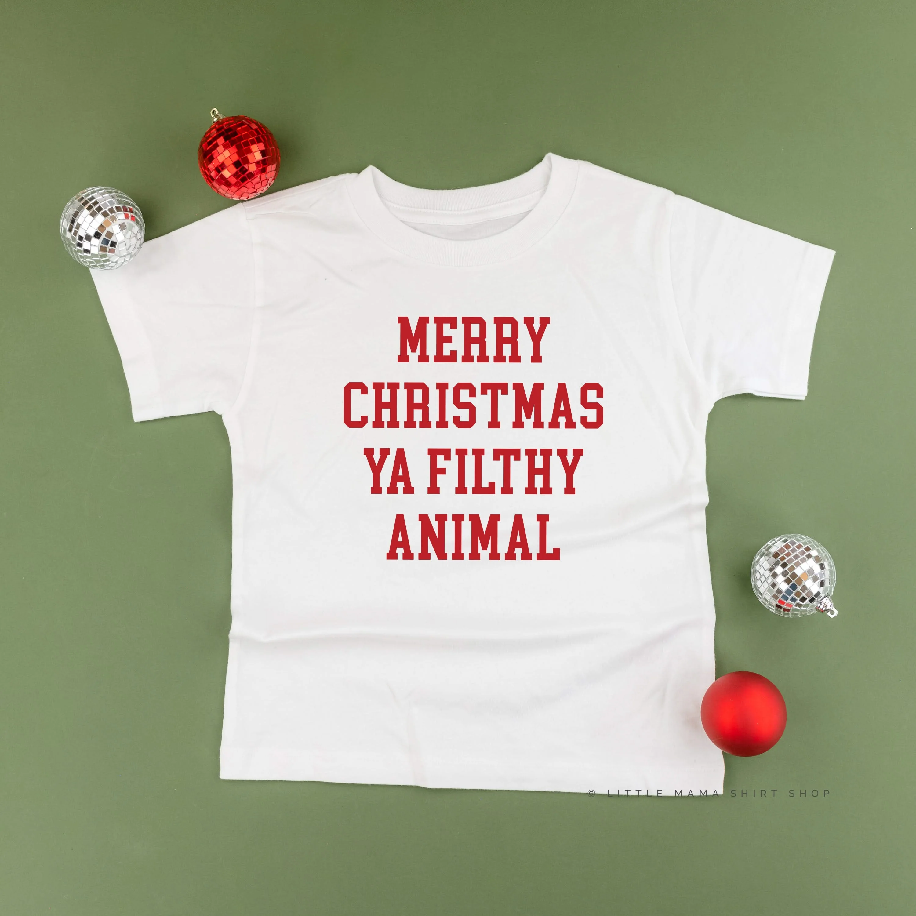 Merry Christmas Ya Filthy Animal - Child Tee - Image 10