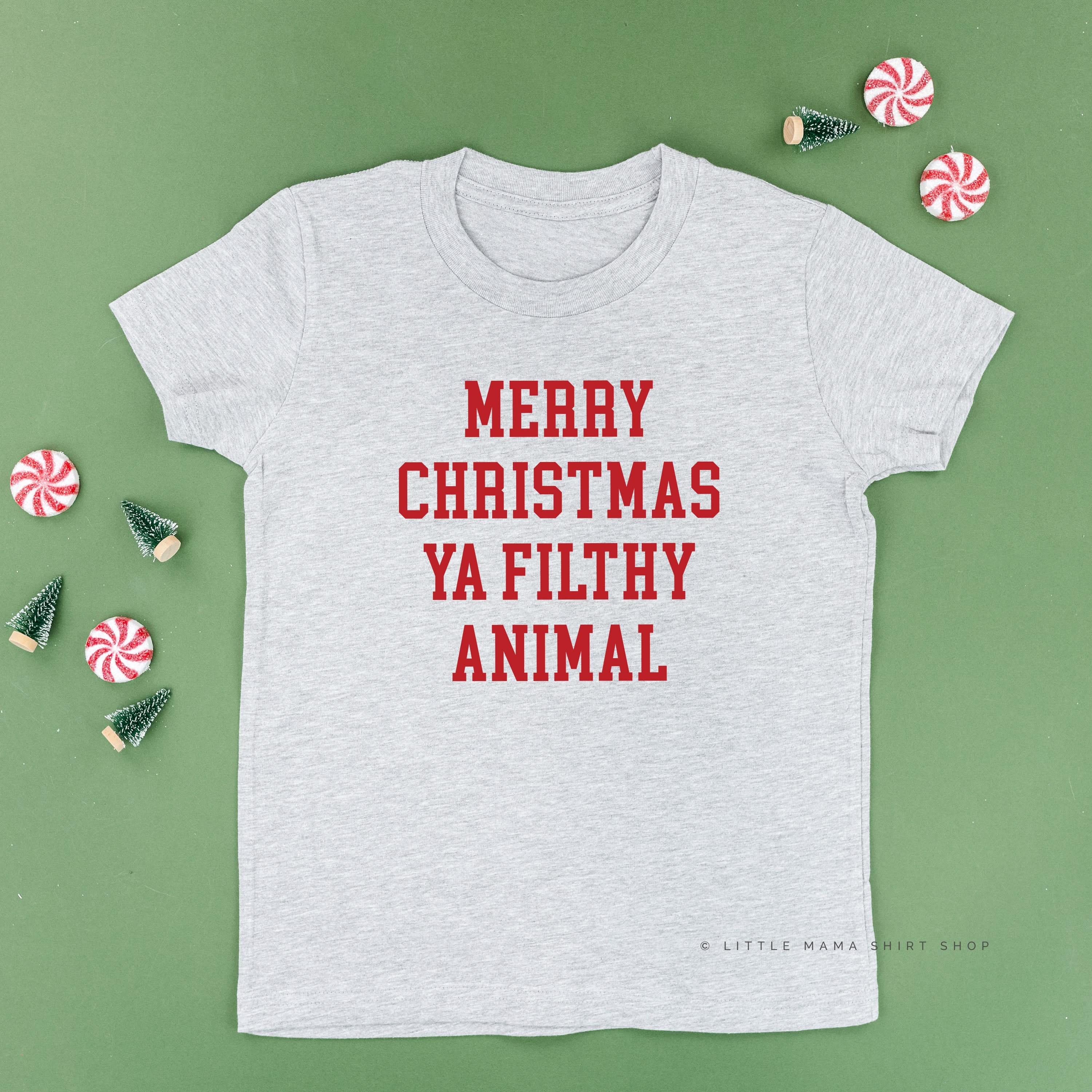 Merry Christmas Ya Filthy Animal - Child Tee - Image 3