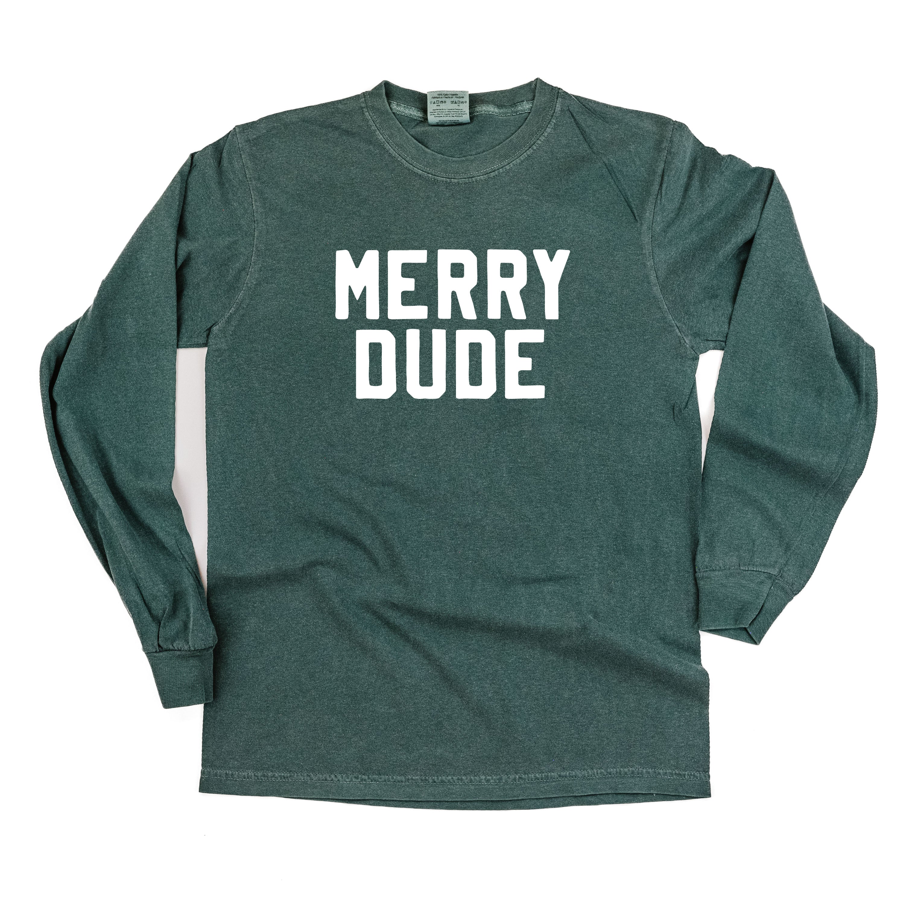 Merry Dude - Long Sleeve Comfort Colors Tee - Image 3