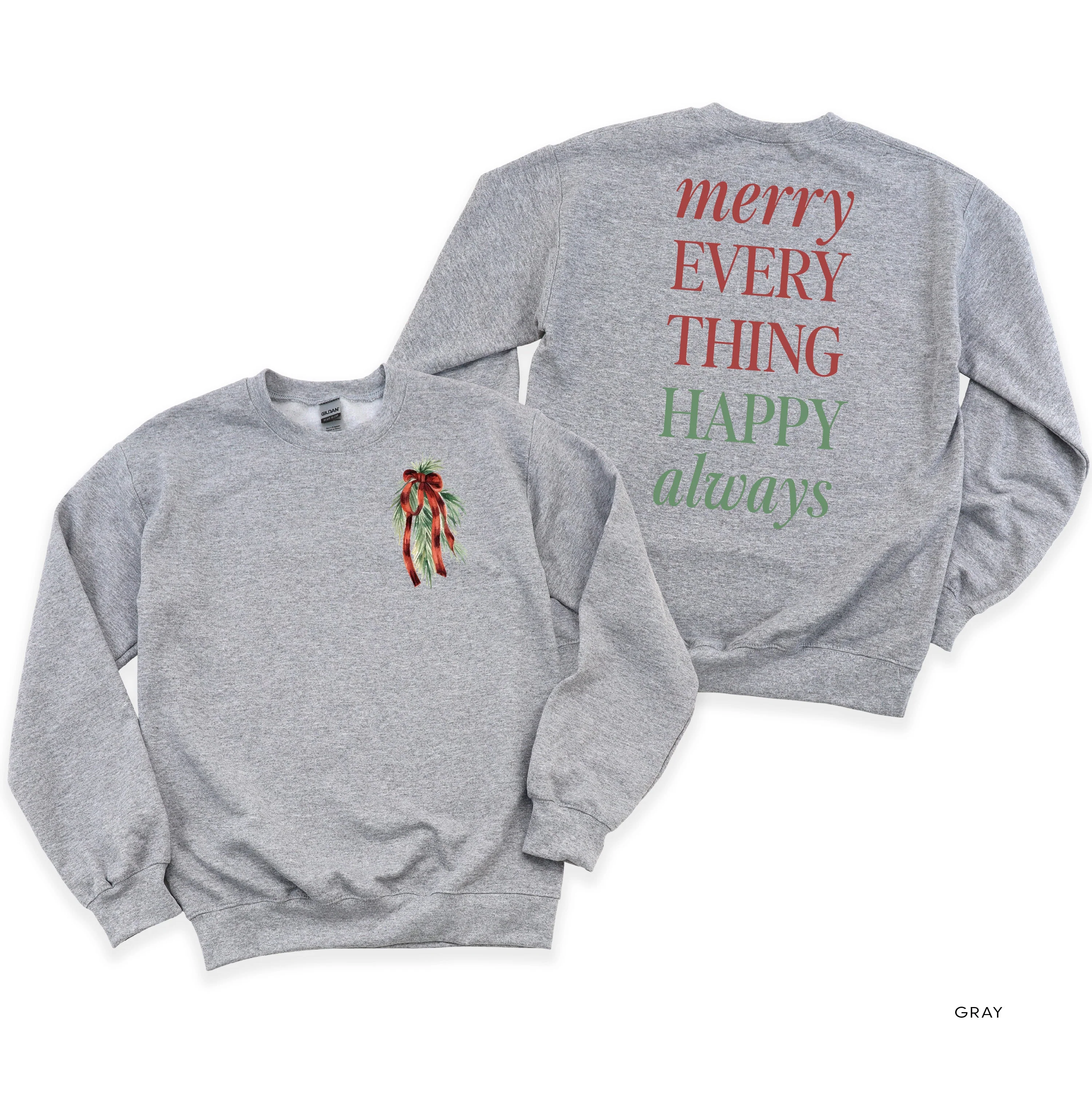 Merry Everything Happy Always (pf&b) - Basic Fleece - Image 5