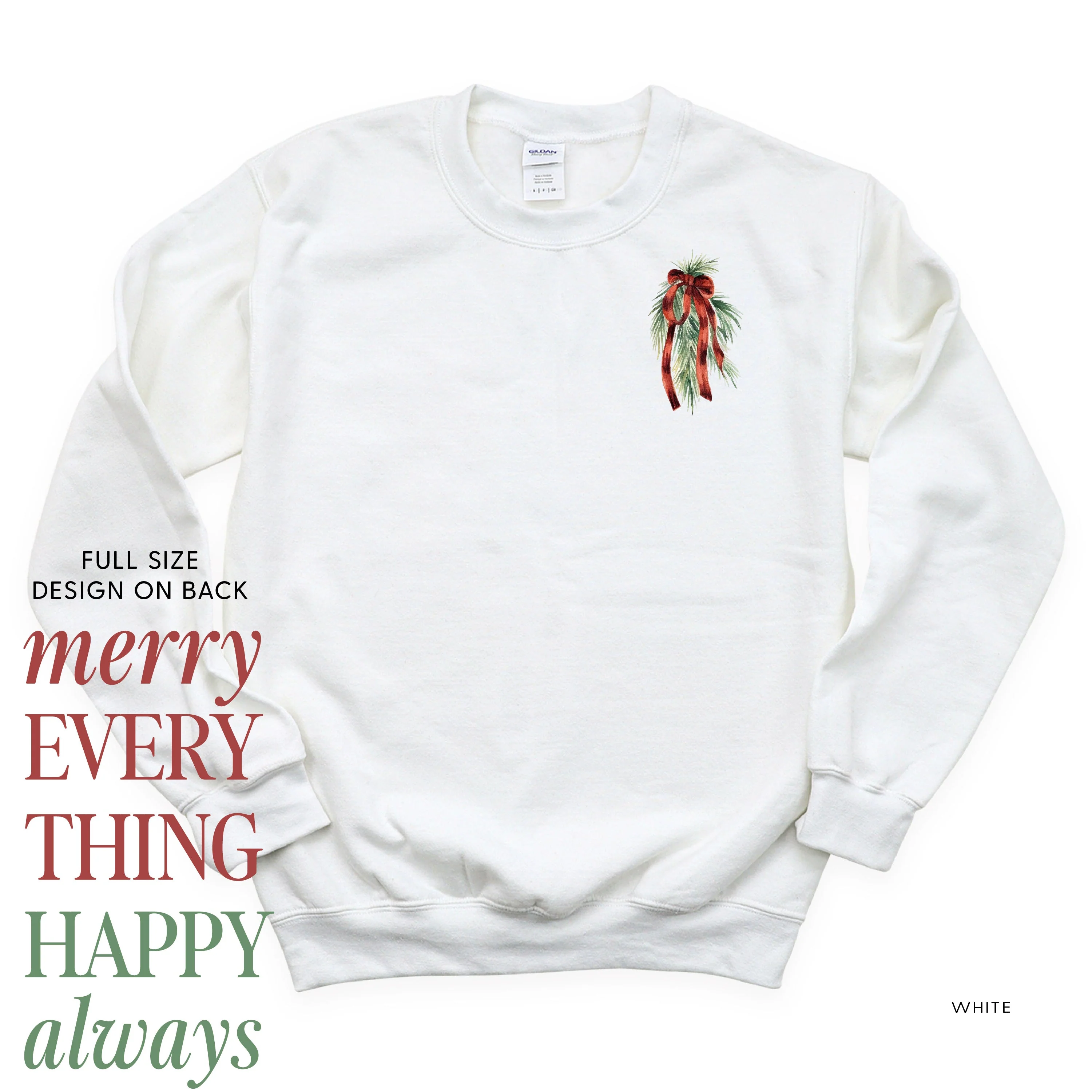Merry Everything Happy Always (pf&b) - Basic Fleece - Image 7