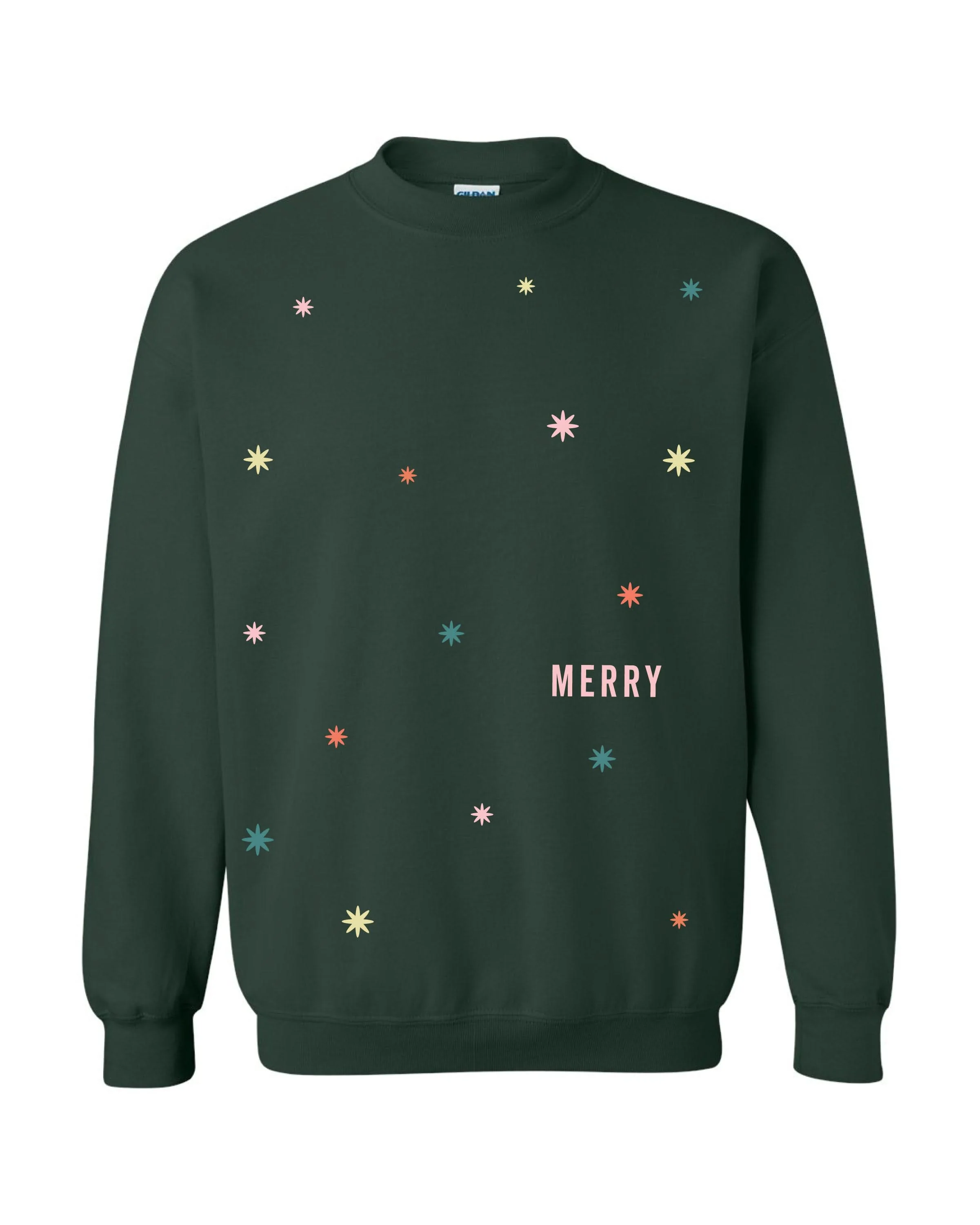 Merry Everything Set of 2 Forest Basic Fleece Sweaters – Matching Holiday Pullovers | Little Mama Shirt Shop - Image 9