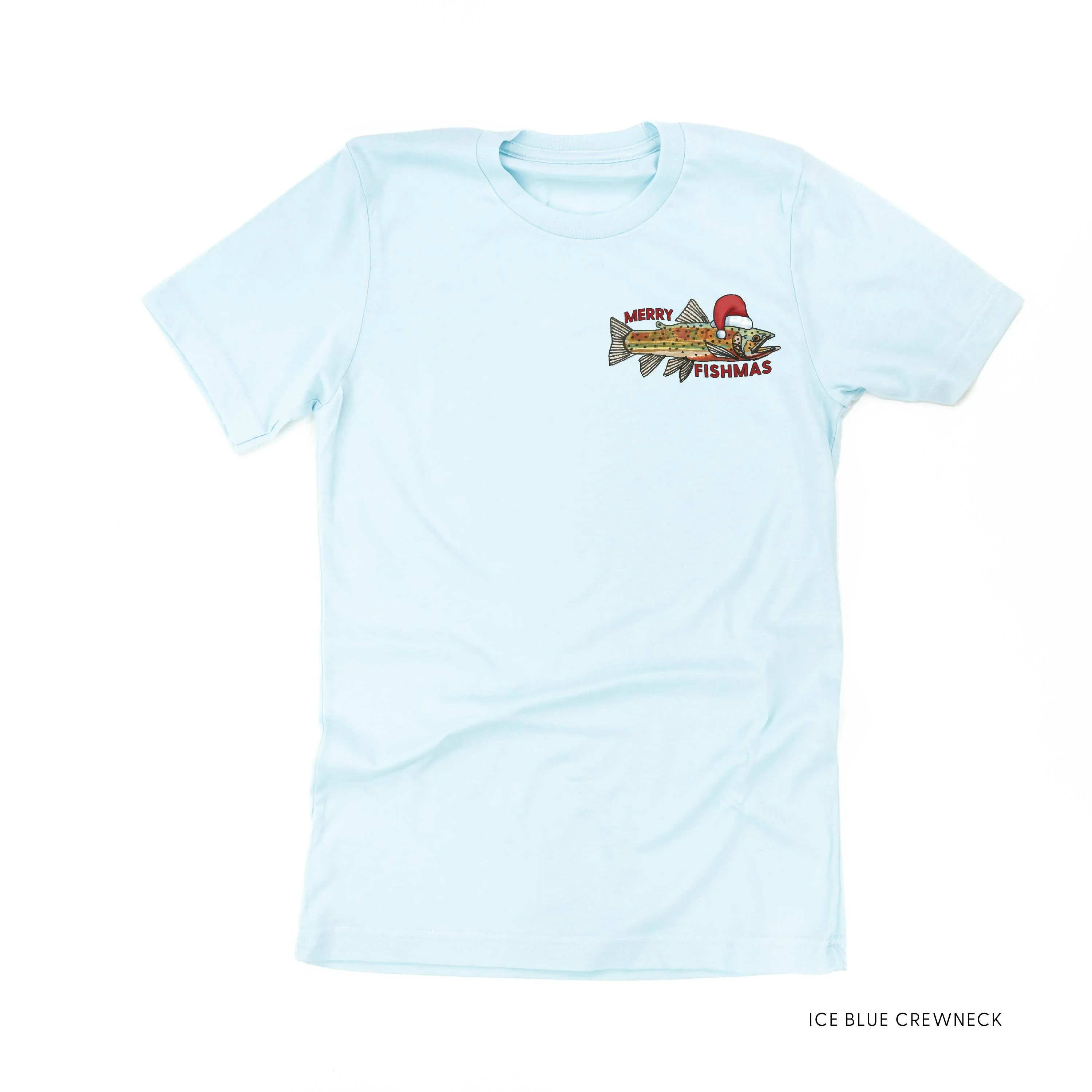 Merry Fishmas (pocket) - Unisex Tee - Image 7
