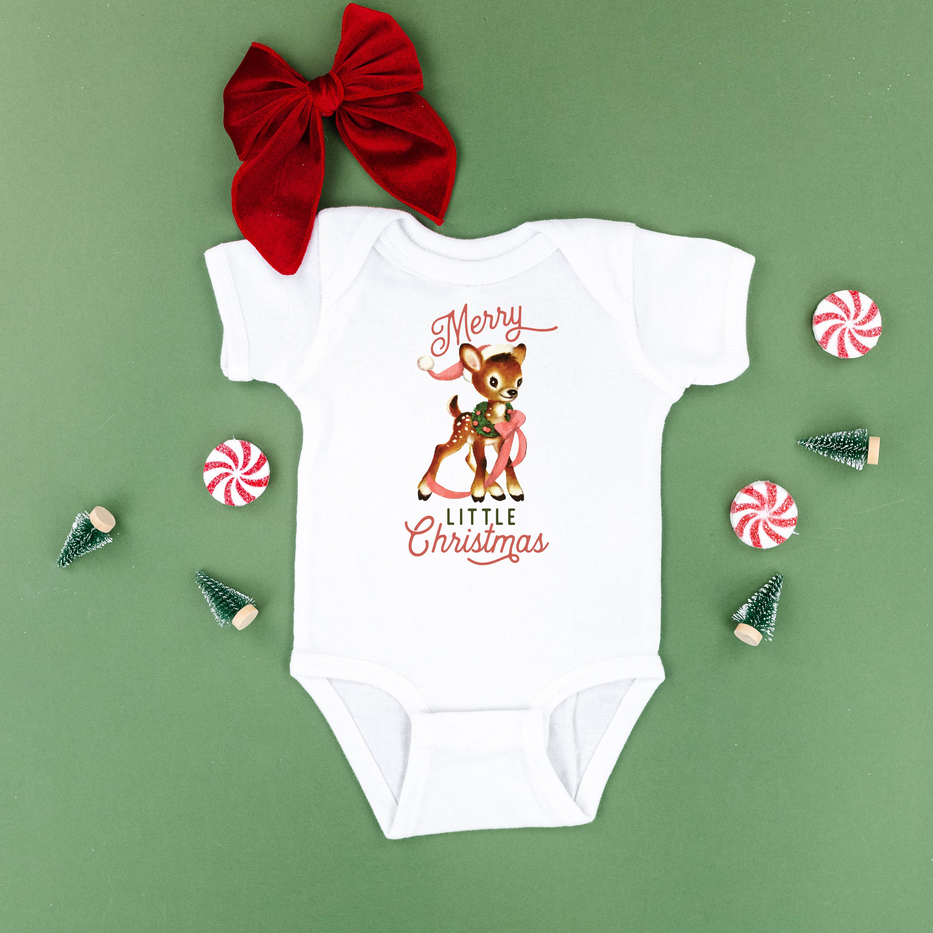 Merry Little Christmas - Child Tee - Image 4