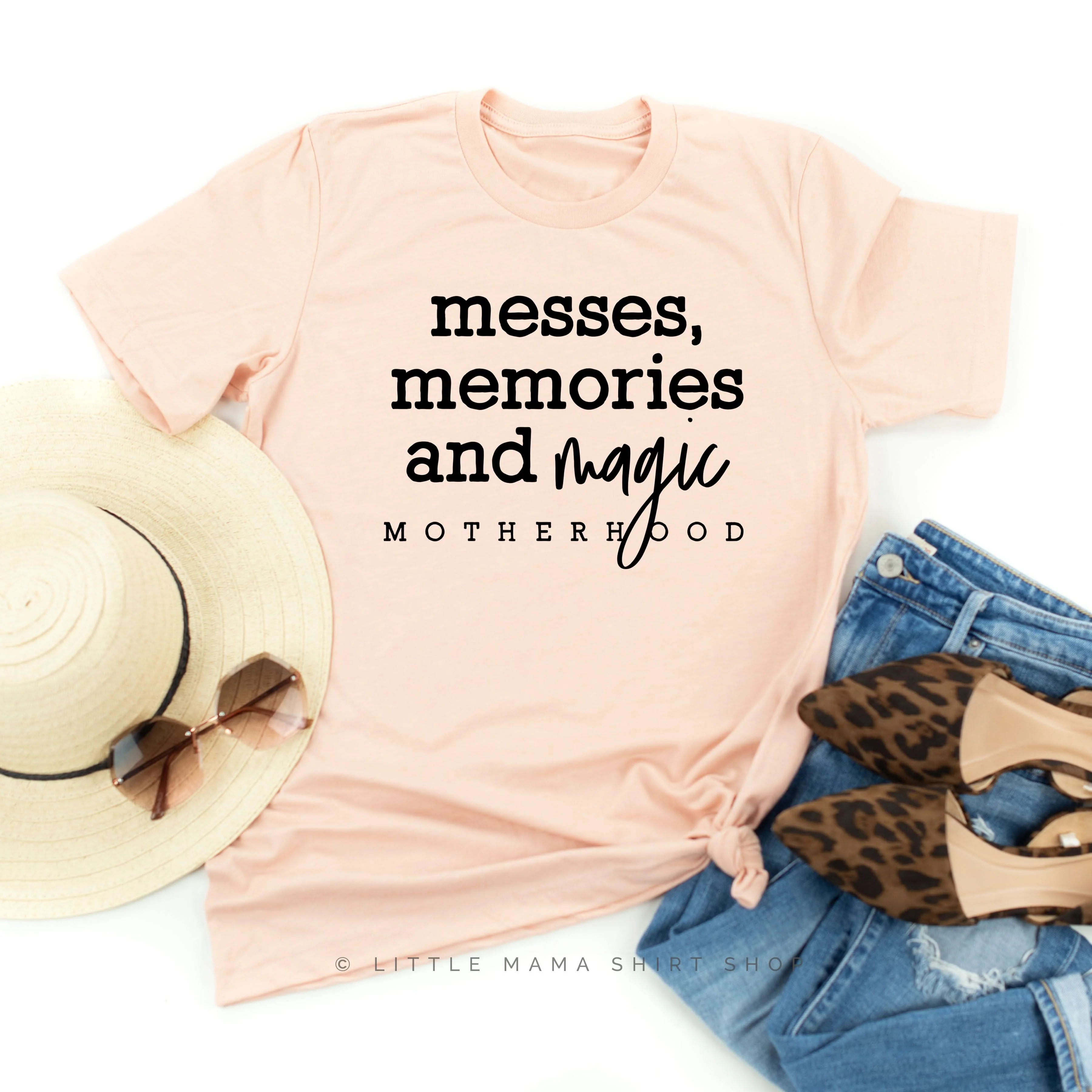 Messes, Memories & Magic - Motherhood - Unisex Tee - Image 4