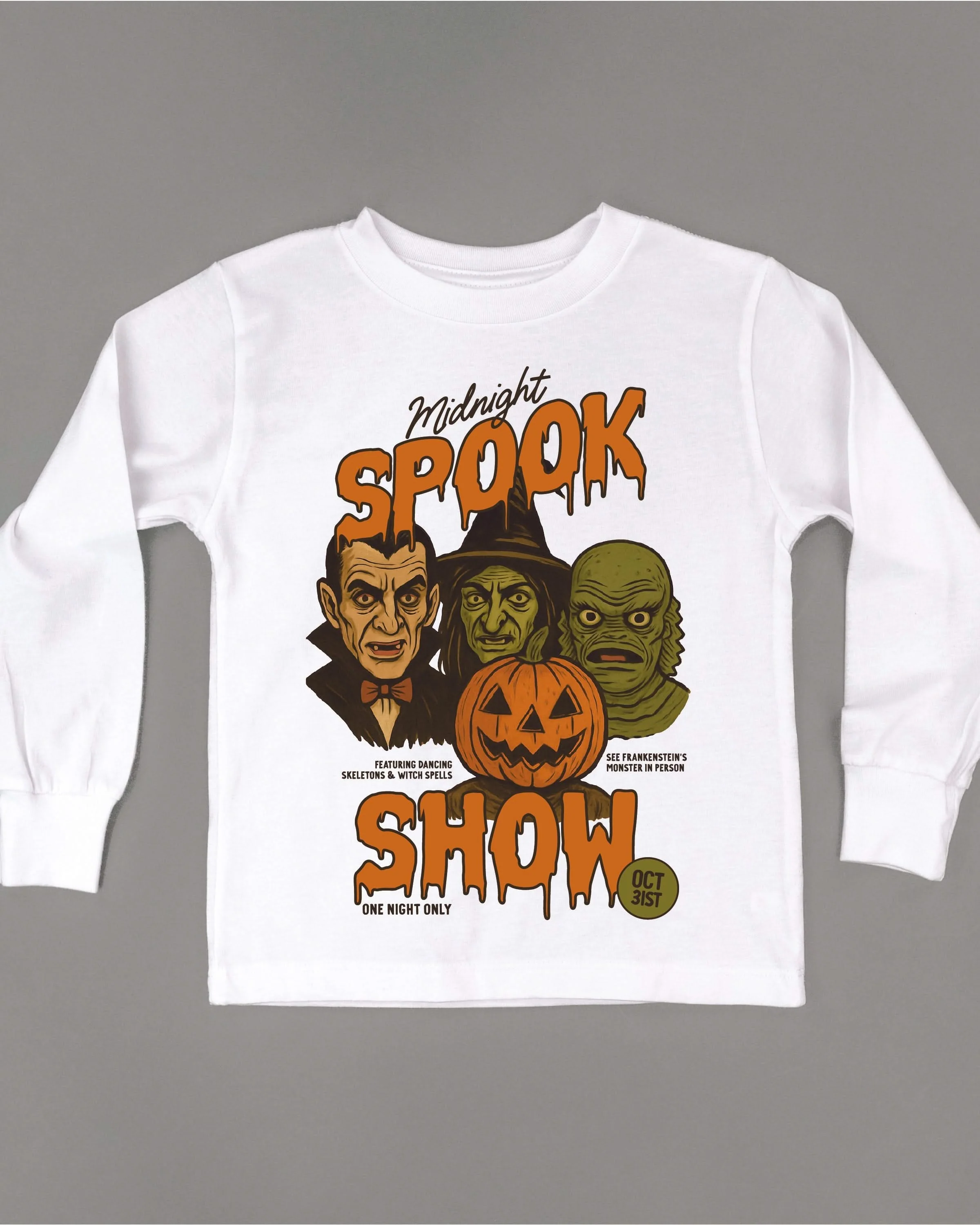 Midnight Spook Show - Child Long Sleeve Tee - Image 3