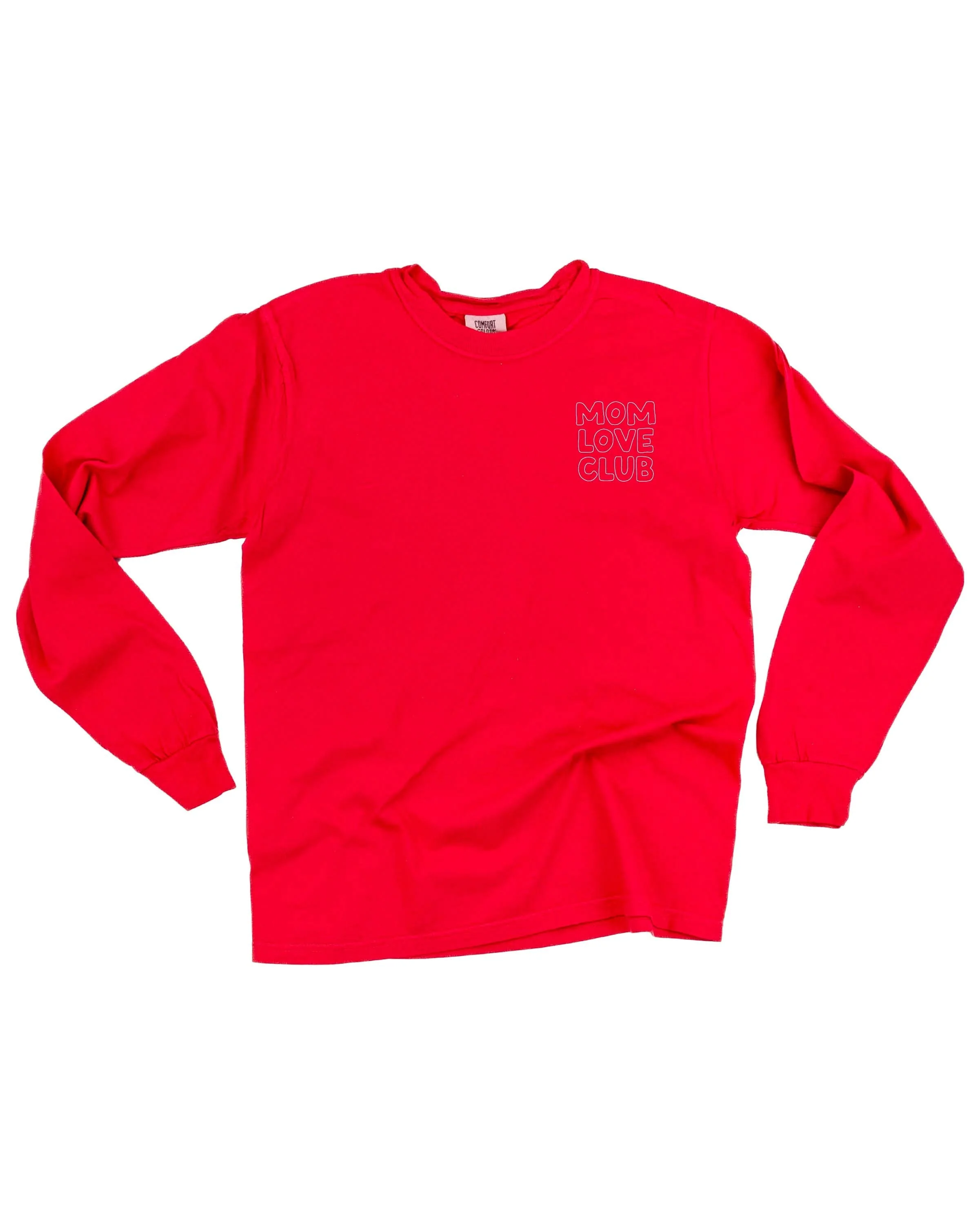 Mom Love Club Long Sleeve Tee - Valentine’s Day Edition | Little Mama Shirt Shop - Image 4