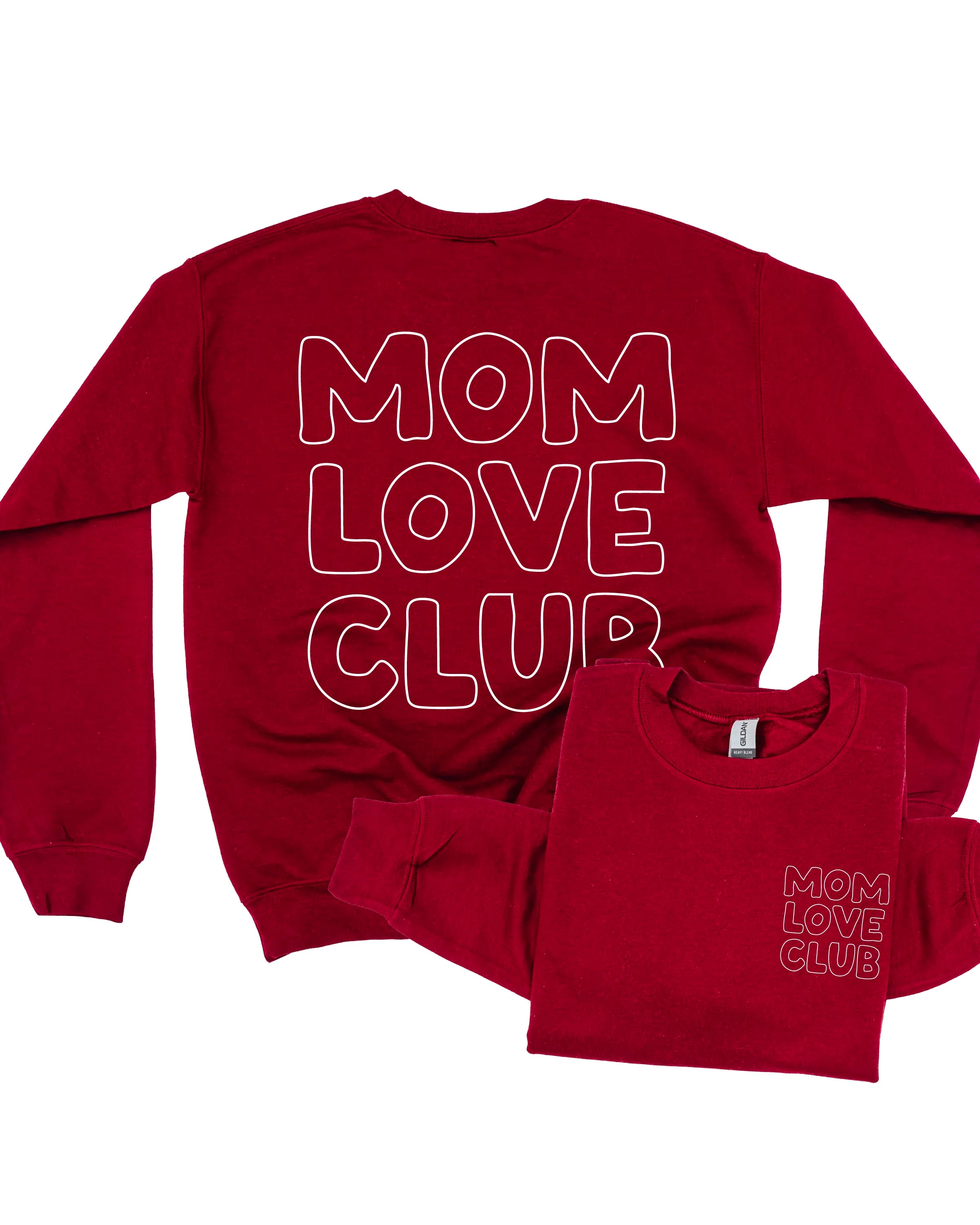 Mom Love Club Basic Fleece – Valentine’s Day Edition | Little Mama Shirt Shop - Image 8