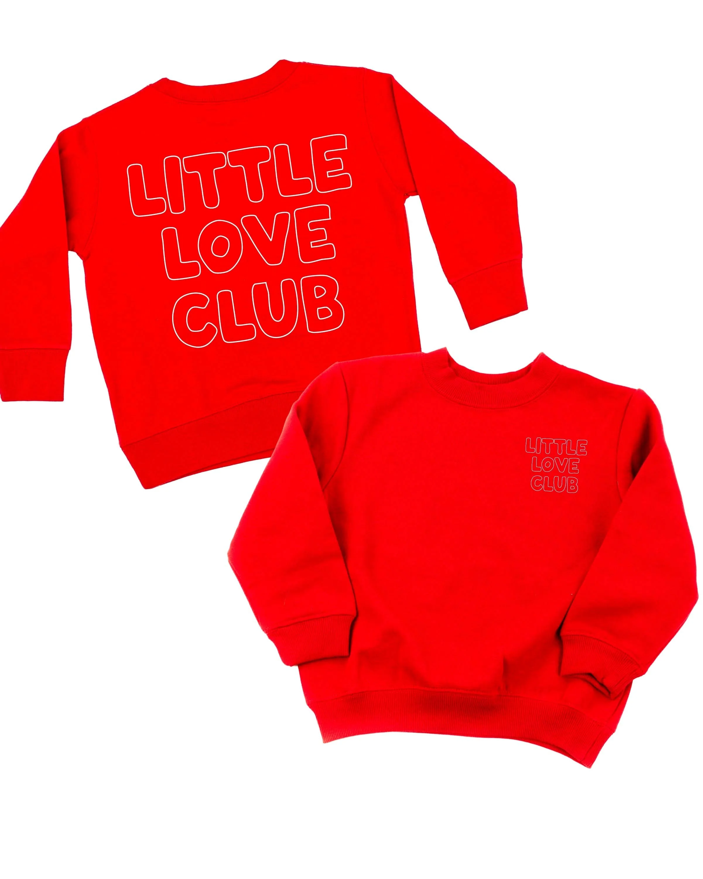 Mom Love Club + Little Love Club Matching Crewneck Set – Valentine’s Day | Little Mama Shirt Shop - Image 10