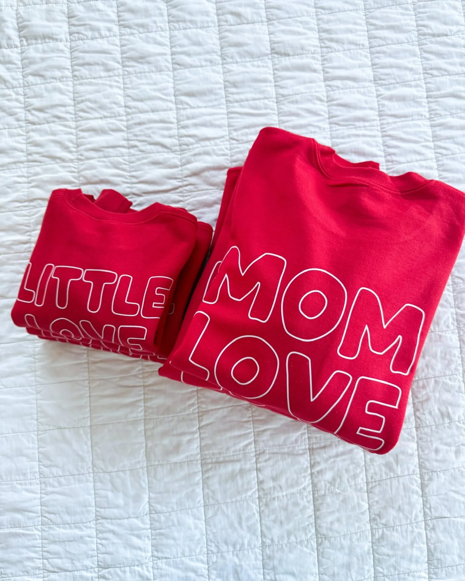 Mom Love Club + Little Love Club Matching Crewneck Set – Valentine’s Day | Little Mama Shirt Shop - Image 12
