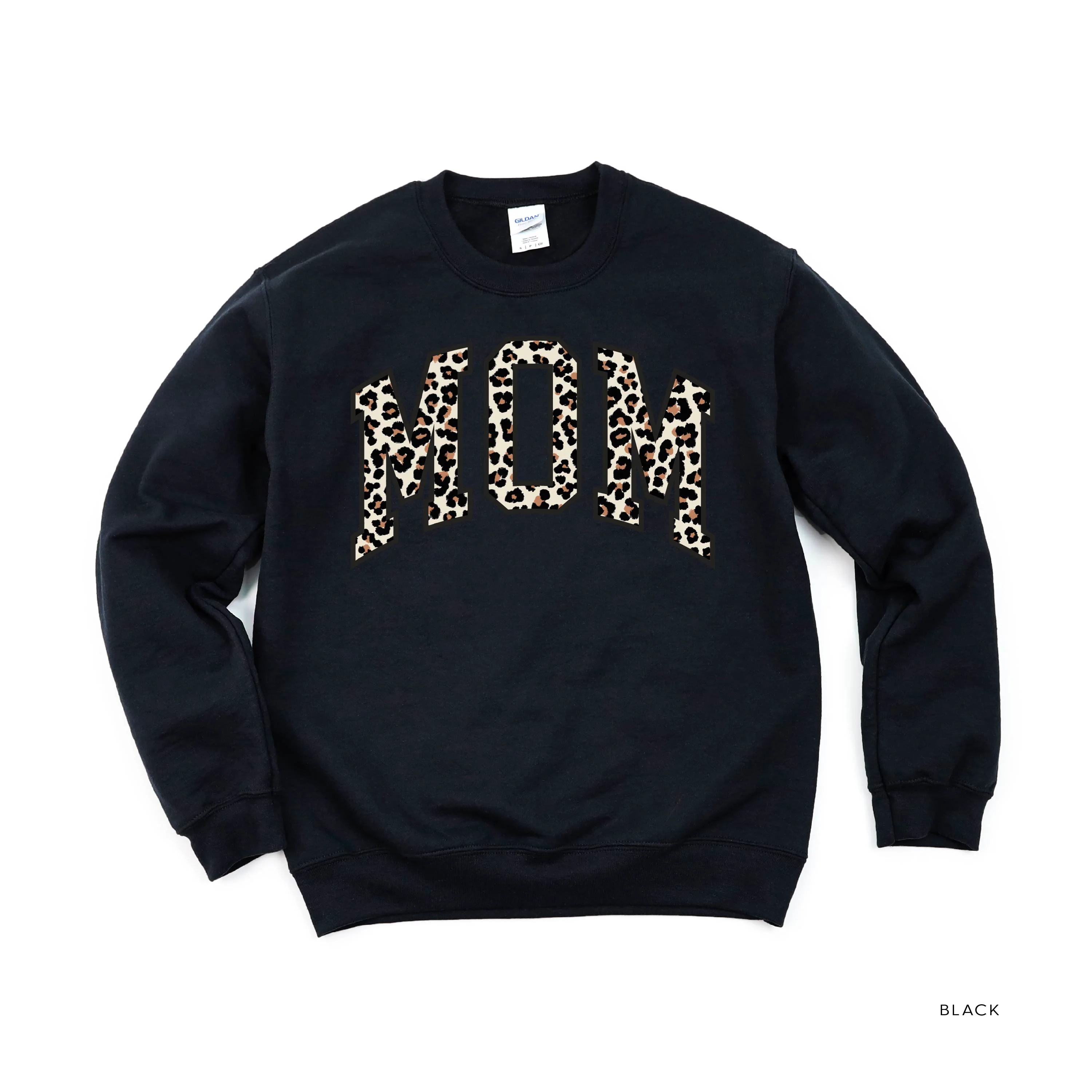 Mom (Varsity Leopard) - Basic Fleece - Image 2
