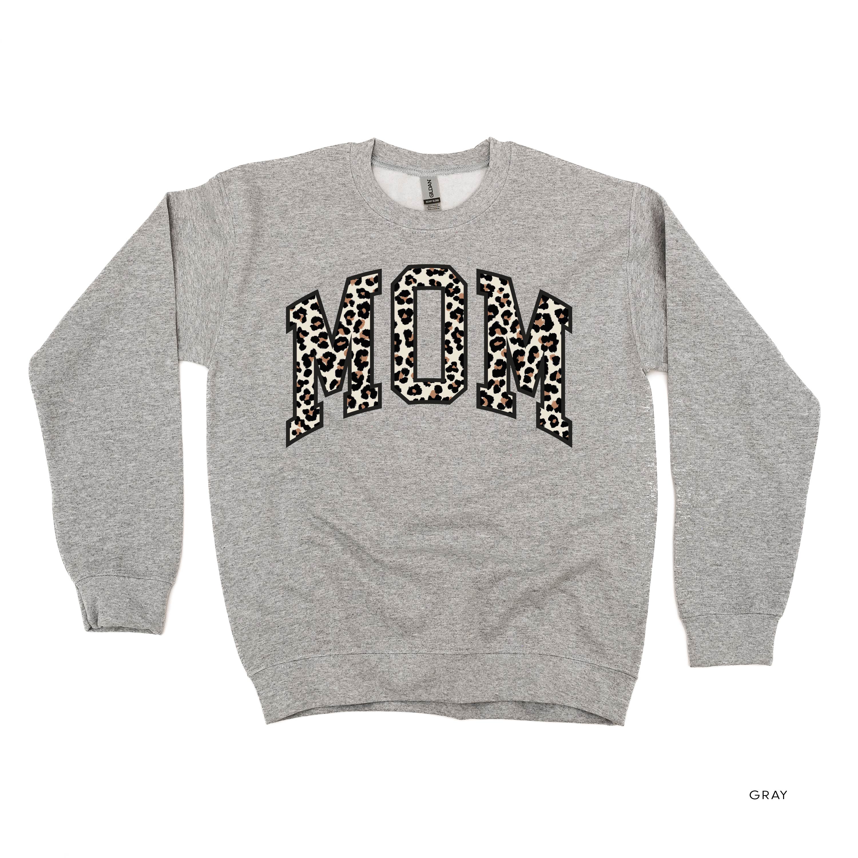 Mom (Varsity Leopard) - Basic Fleece - Image 3