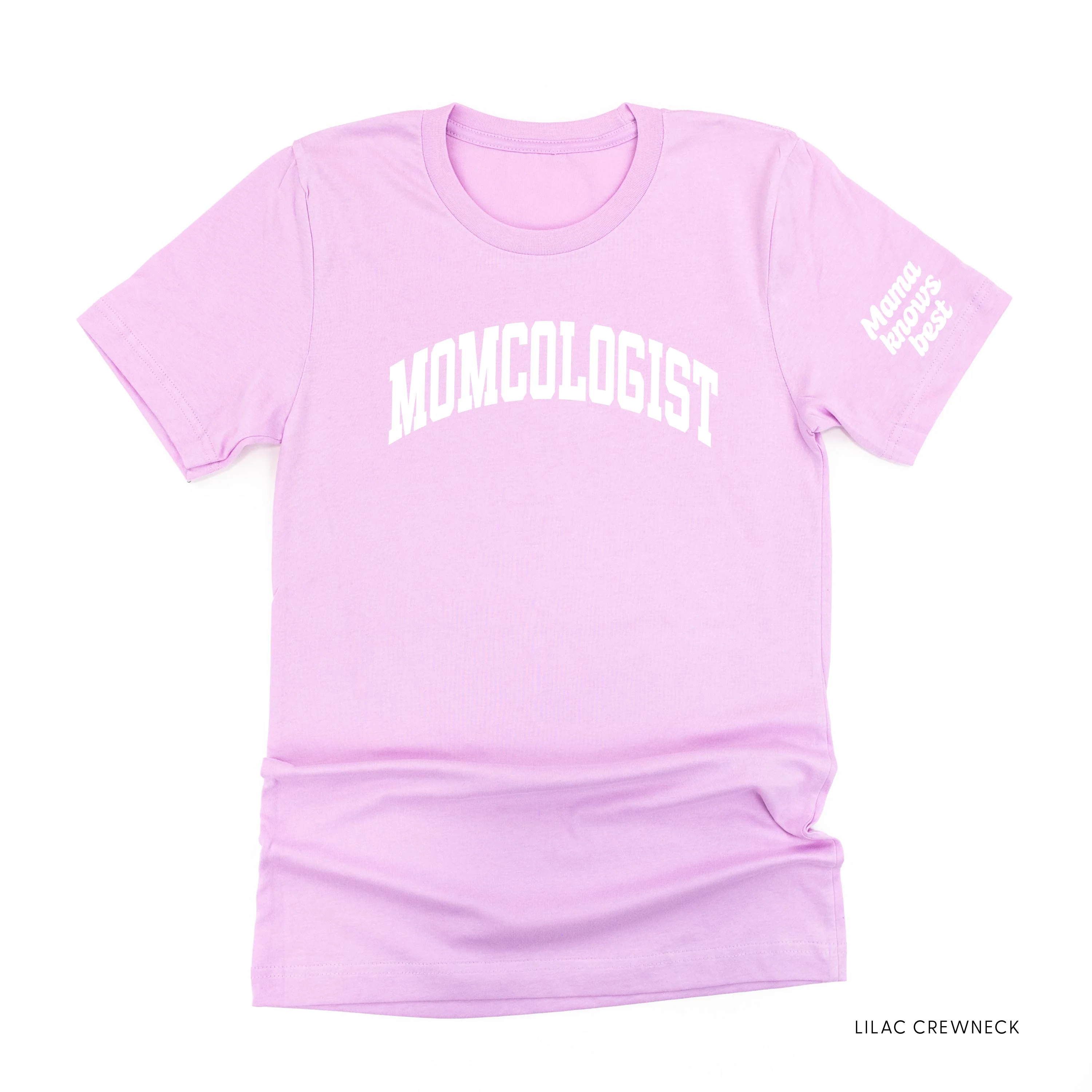 MOMCOLOGIST w/ Mama Knows Best On Sleeve - Unisex Tee - Image 6
