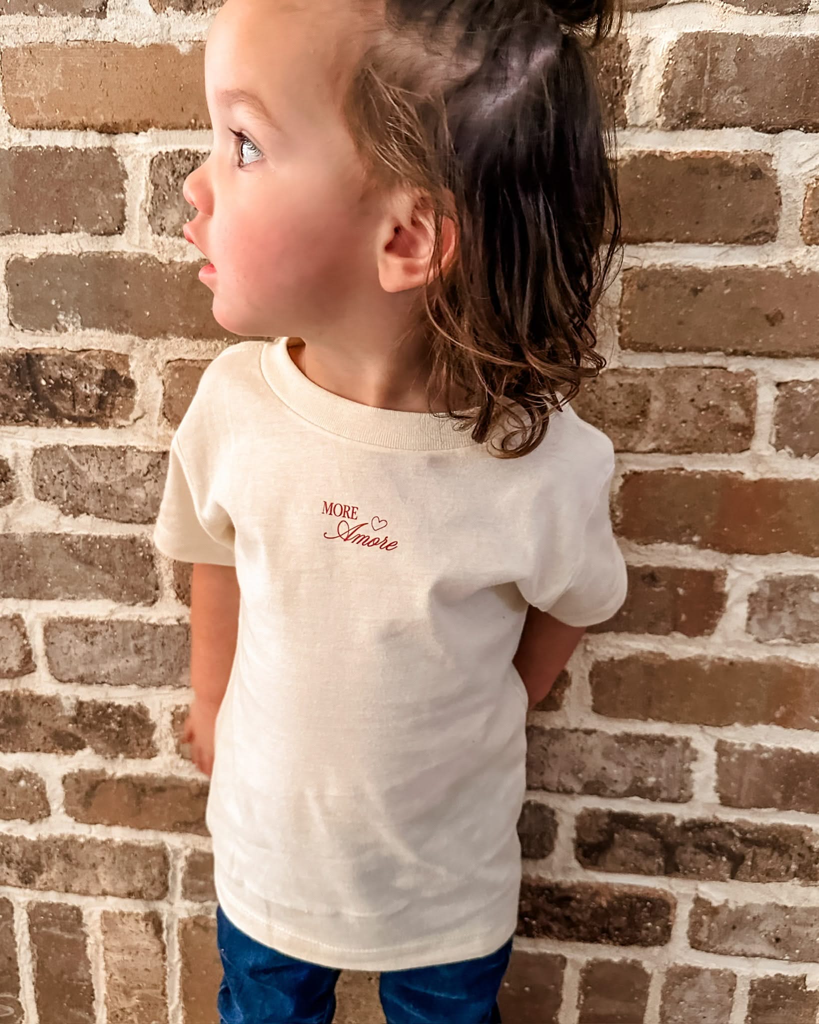 More Amore Child Graphic Tee – Youth Cotton T-Shirt | Little Mama Shirt Shop - Image 3