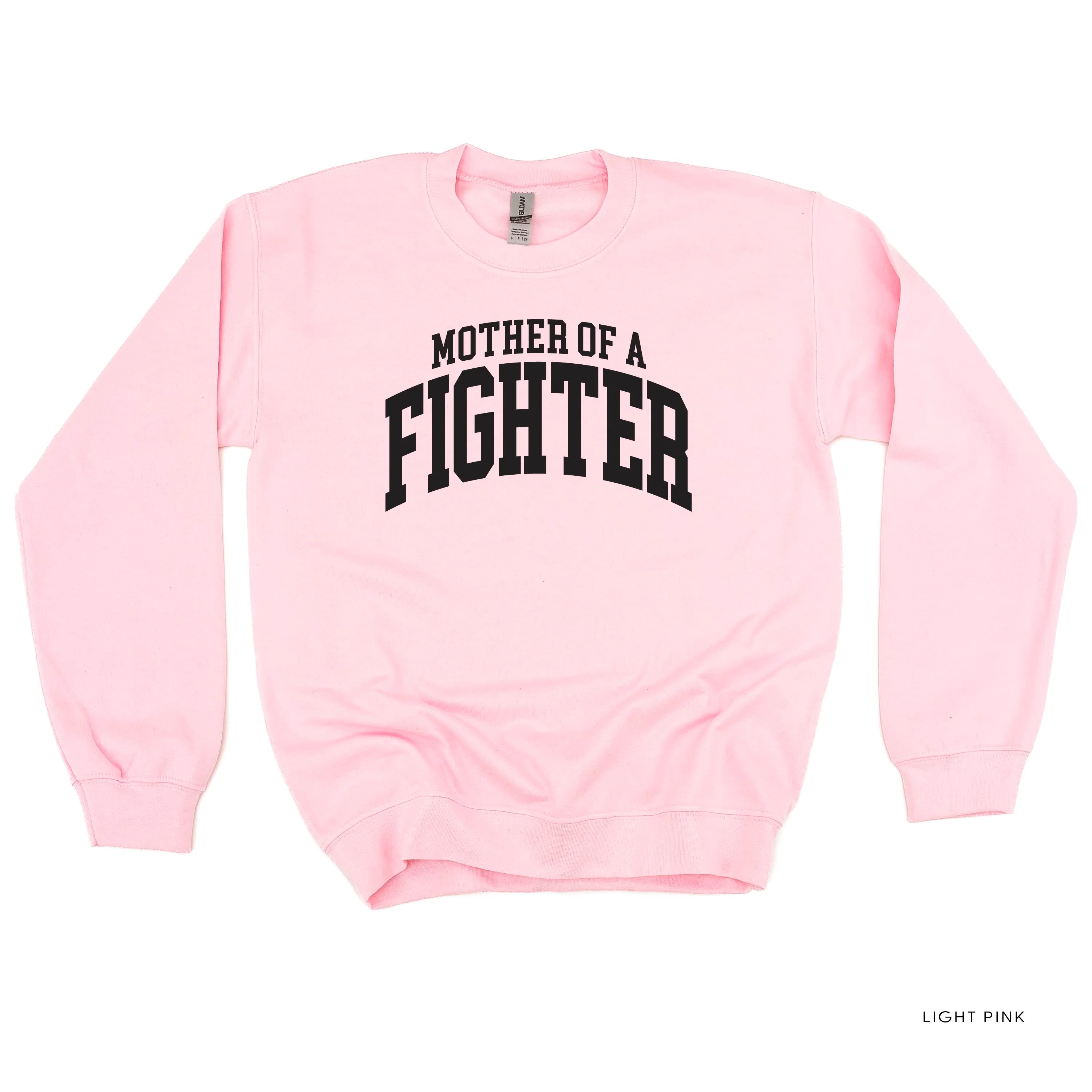 Mother of a Fighter - Varsity - BASIC FLEECE CREWNECK - Image 12