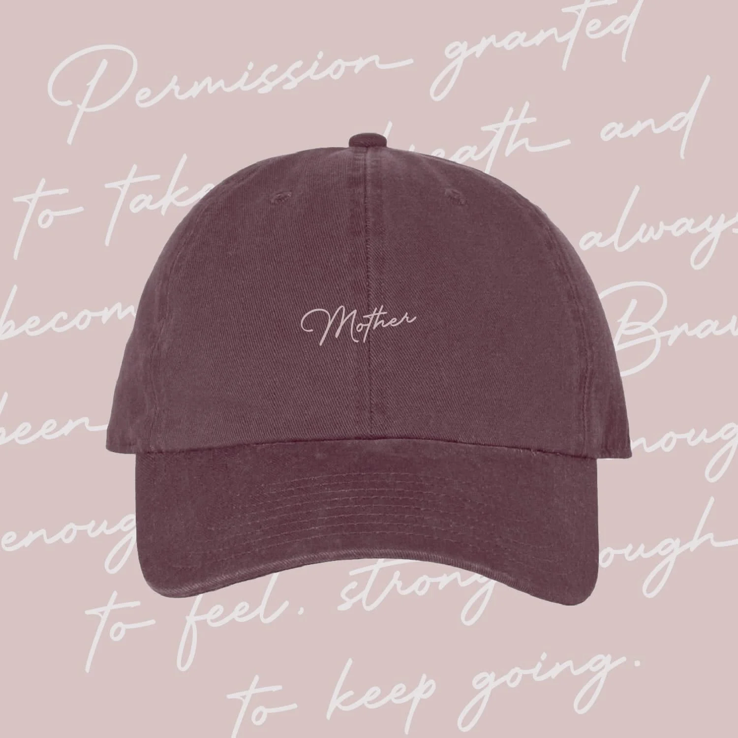 Mother Script '47 Hat – Premium Embroidered Baseball Cap | Little Mama Shirt Shop - Image 6
