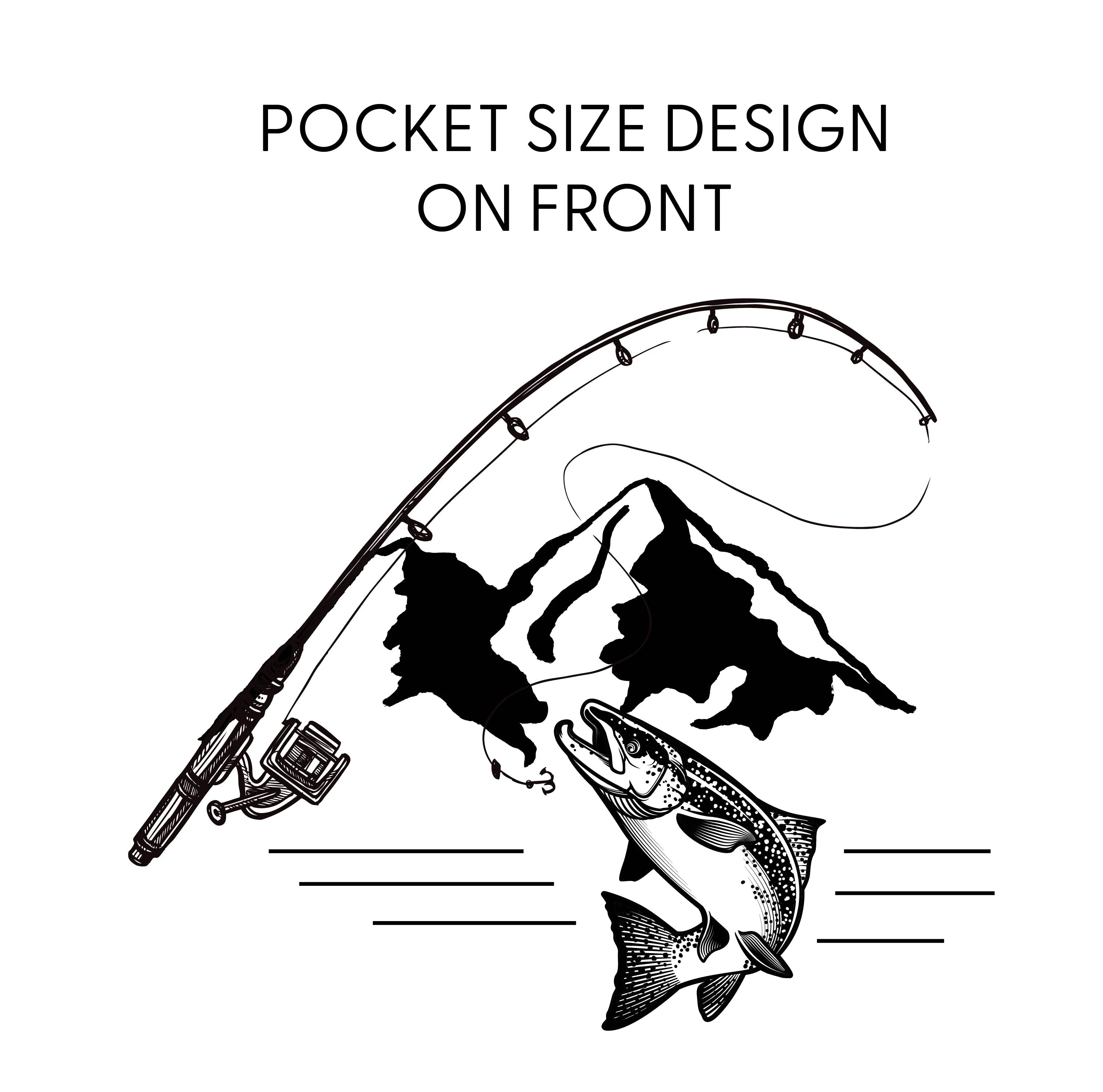 Mountain Fish & Pole - Fish On (pf&b) - BASIC Fleece - Image 4