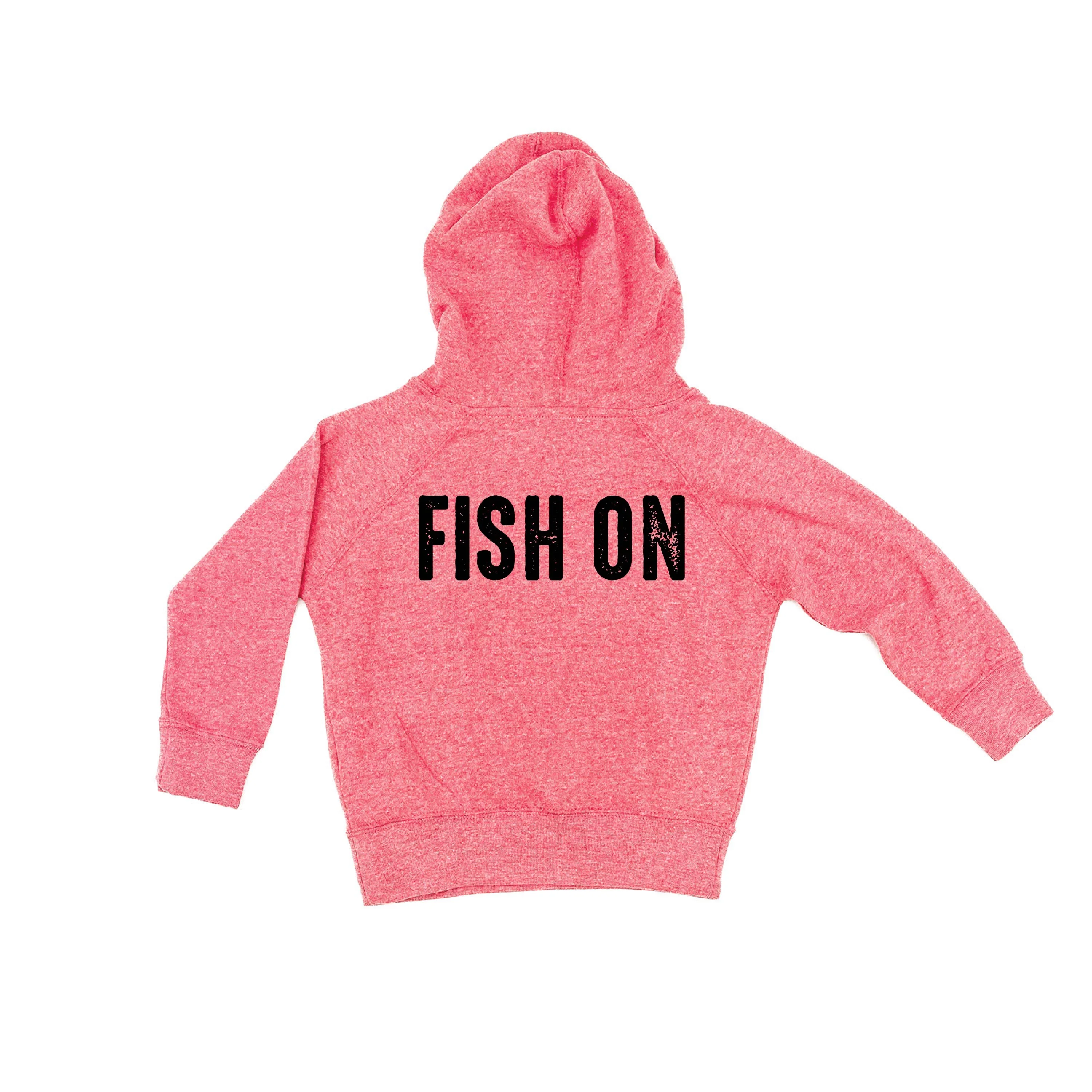 Mountain Fish & Pole - Fish On (pf&b) - Child HOODIE - Image 8