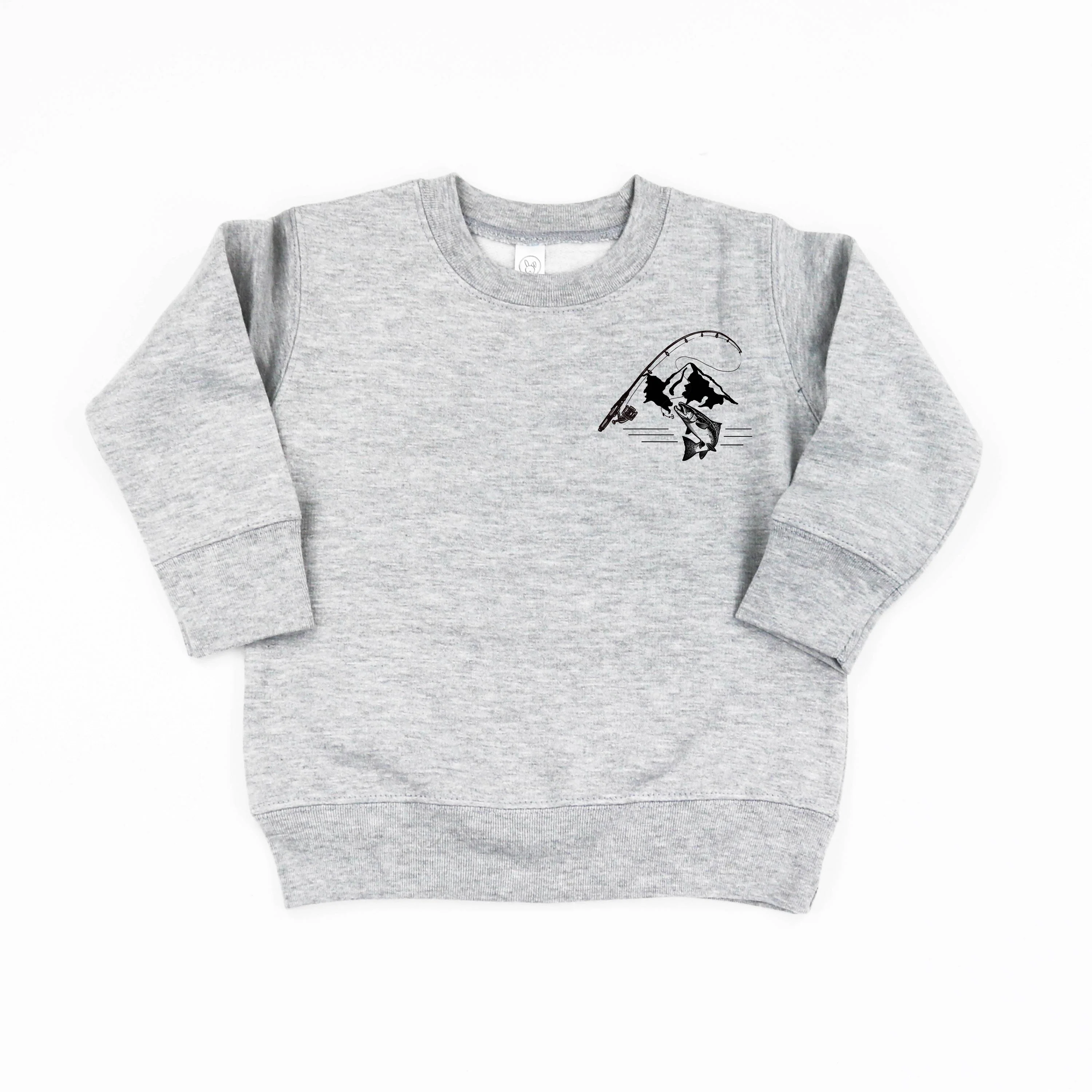 Mountain Fish & Pole - Fish On (pf&b) - Child Sweater - Image 8