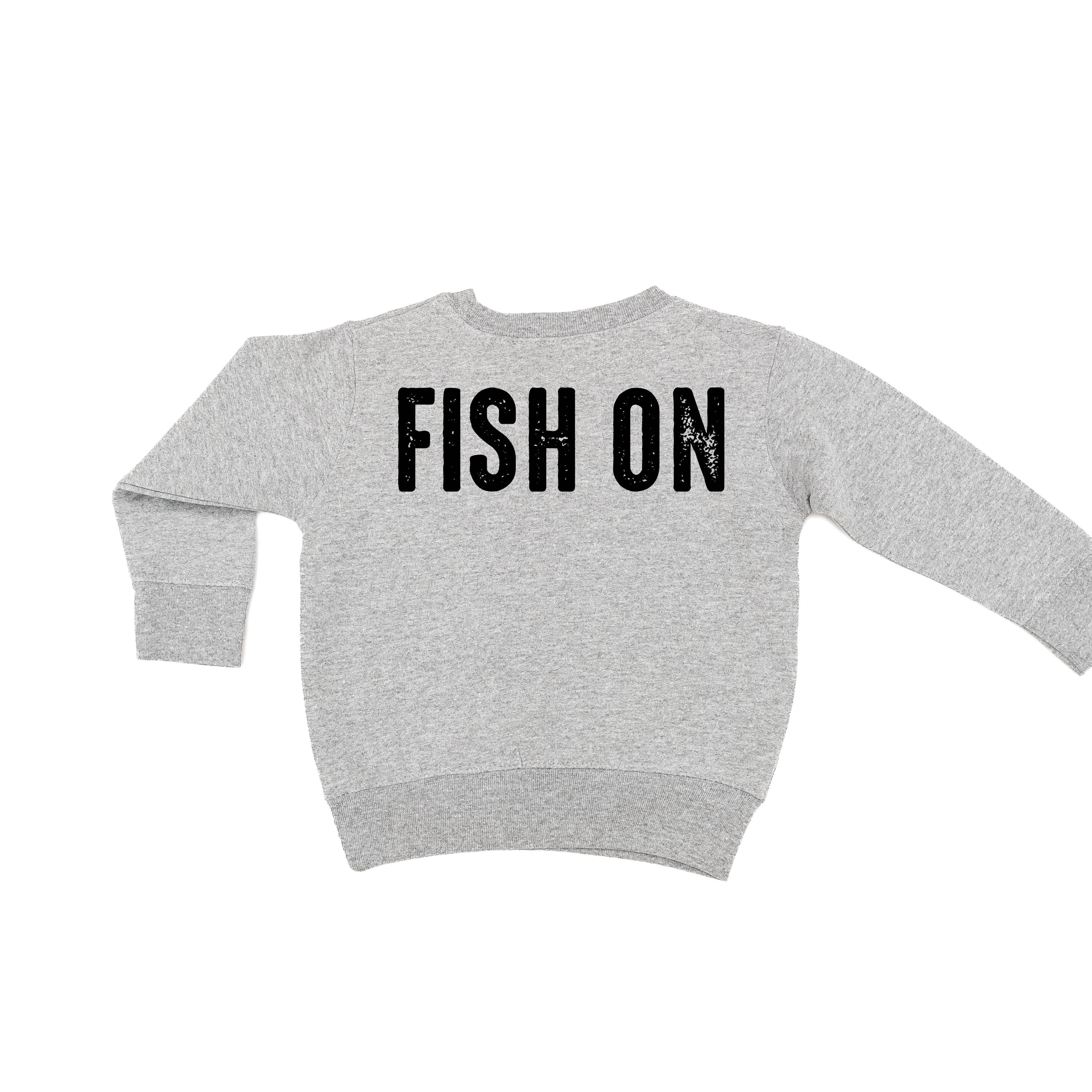 Mountain Fish & Pole - Fish On (pf&b) - Child Sweater - Image 9