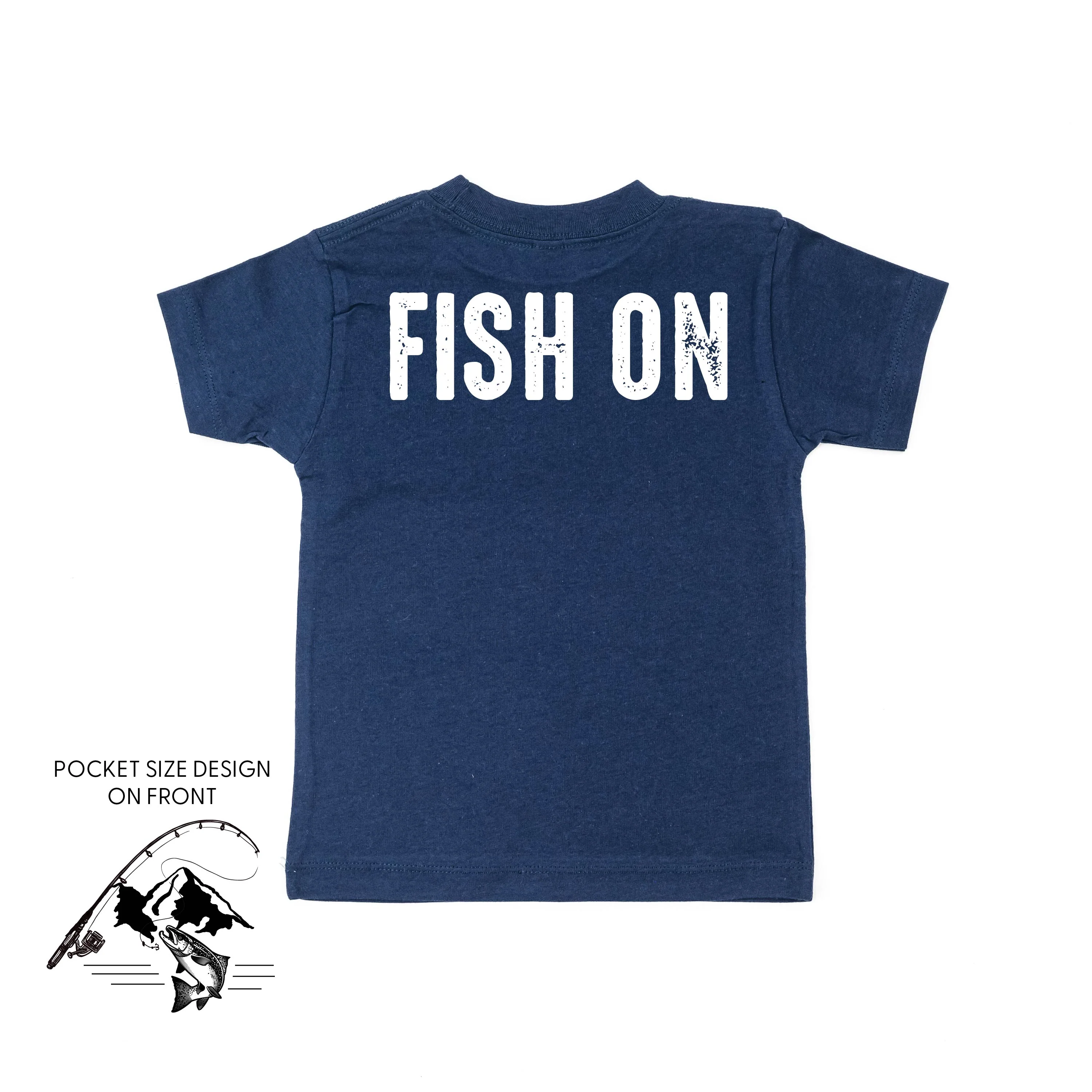 Mountain Fish & Pole - Fish On (pf&b) - Child Tee - Image 2