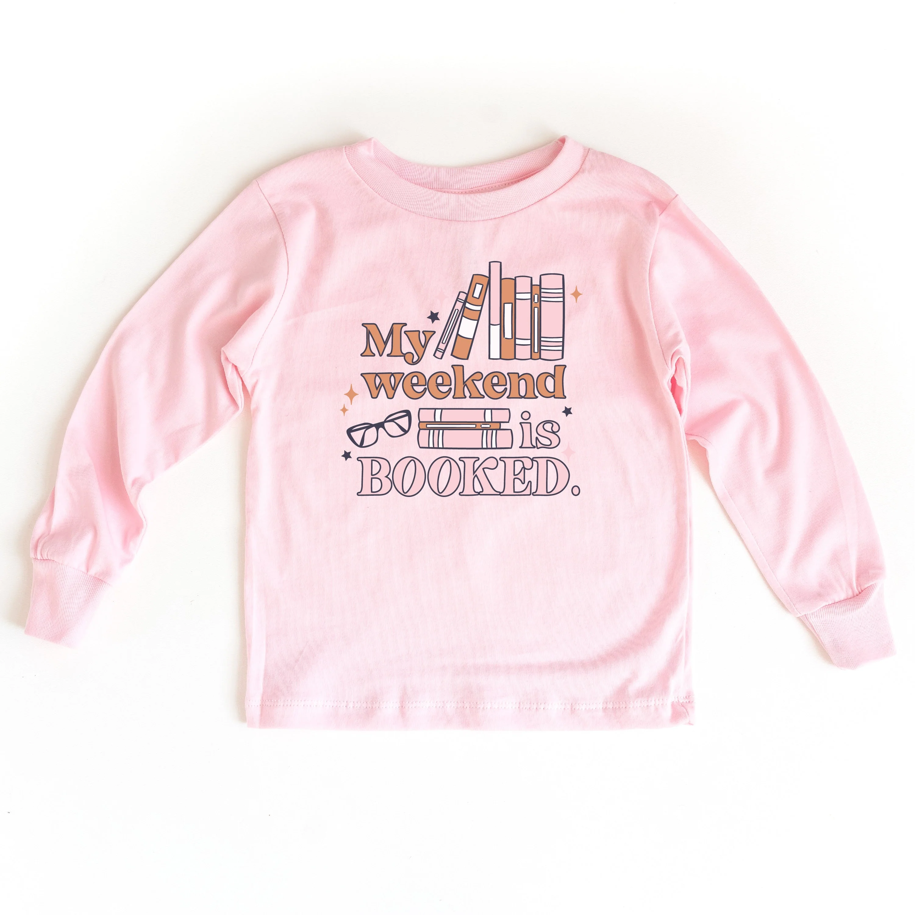 My Weekend is Booked - Child Long Sleeve Tee - Image 3