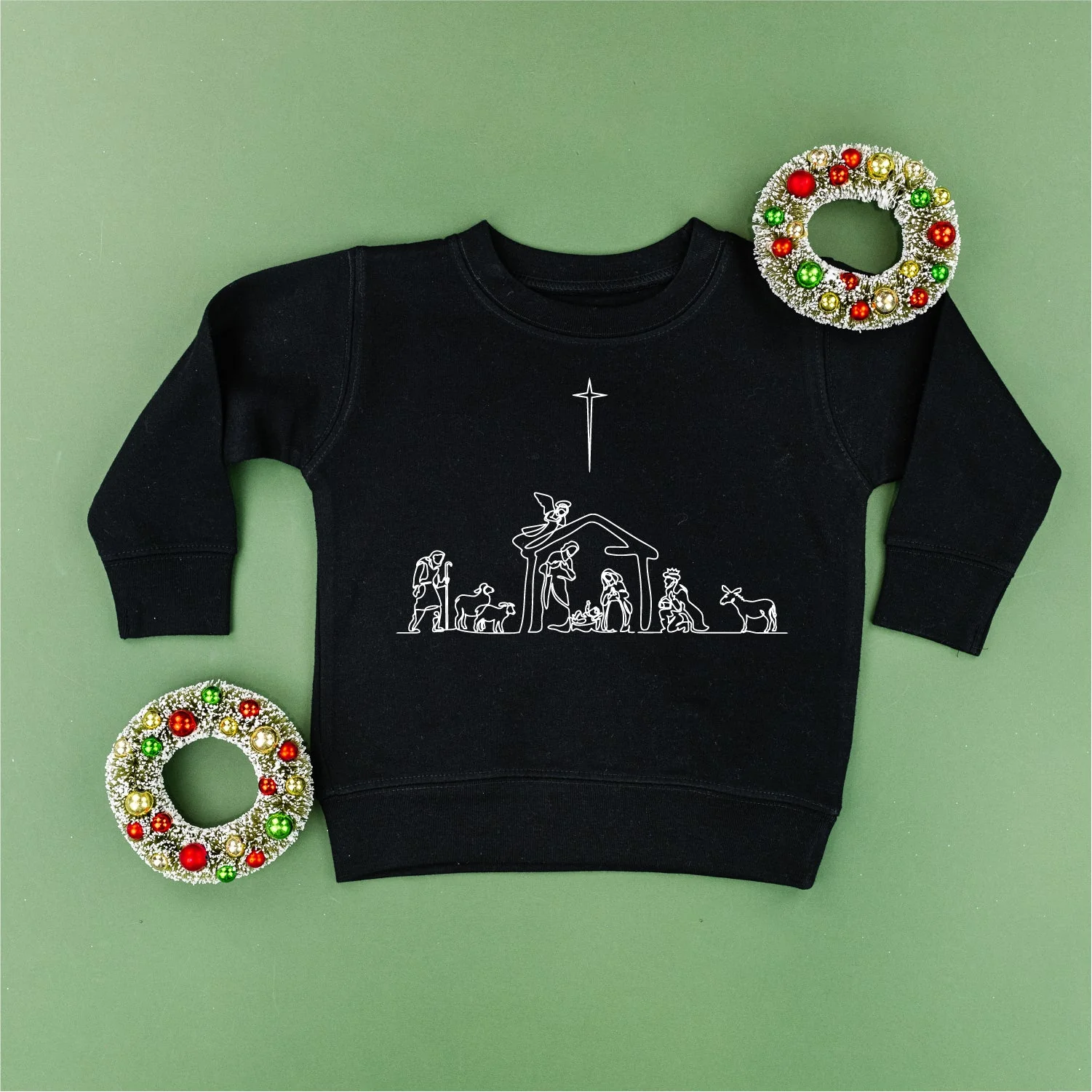 Nativity Scene - Child Sweater - Image 2