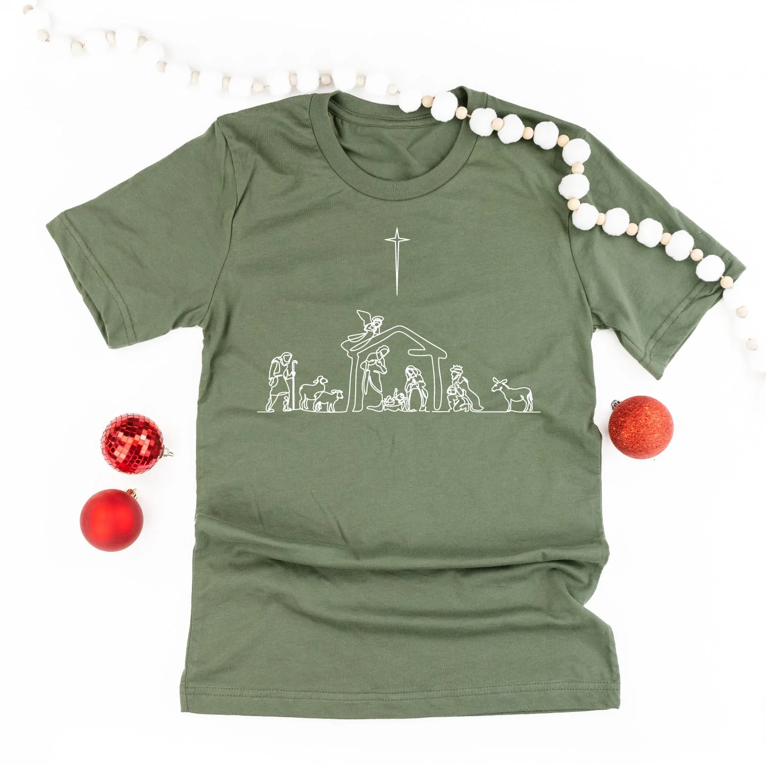 Nativity Scene - Unisex Tee - Image 4