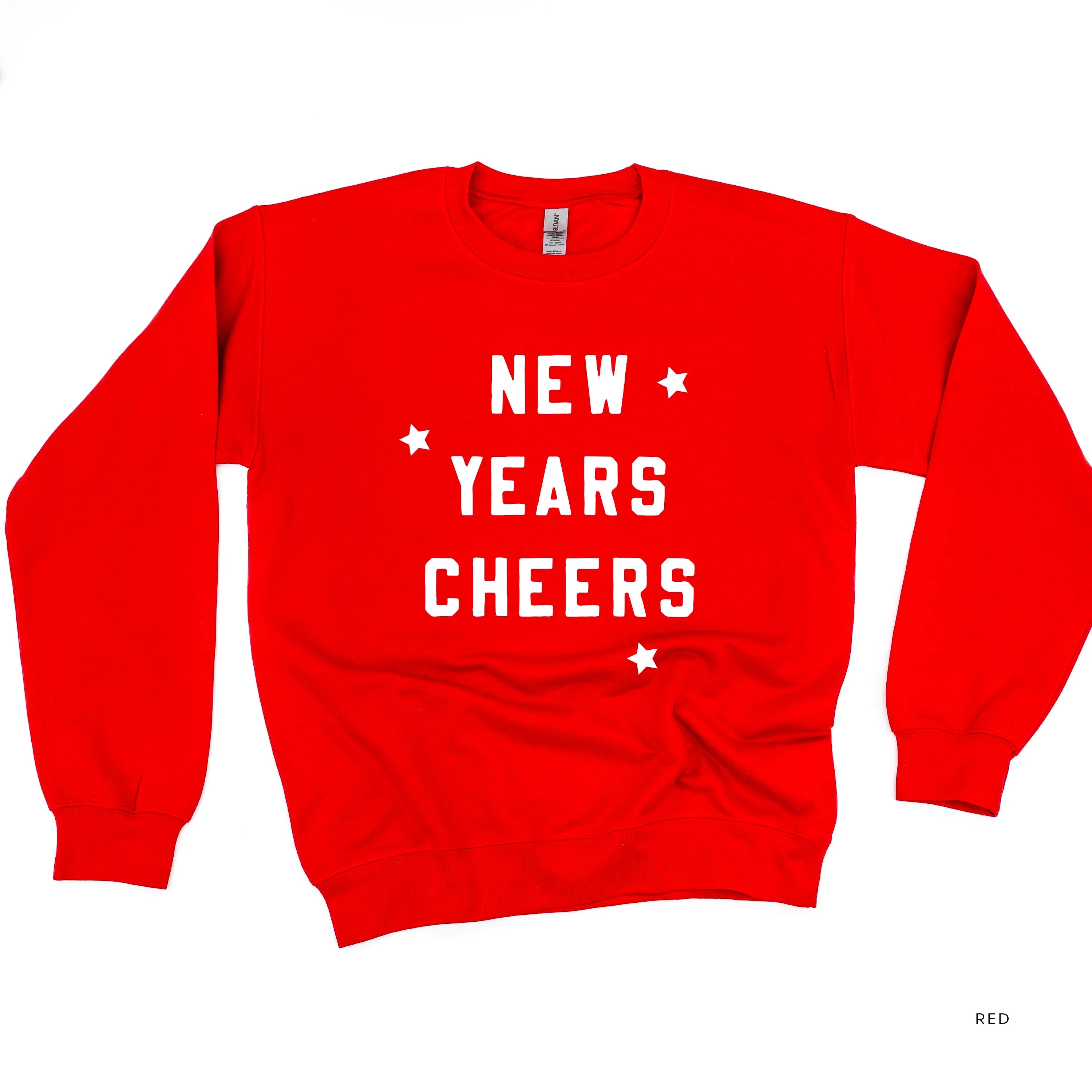 New Years Cheers - Block Font - Basic Fleece - Image 8